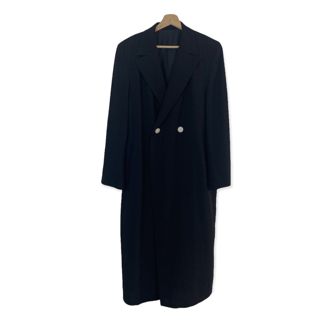 Yohji Yamamoto ☀️Y's Yohji Yamamoto Black Long Coat Size US M / EU 48-50 / 2 - 2 Thumbnail