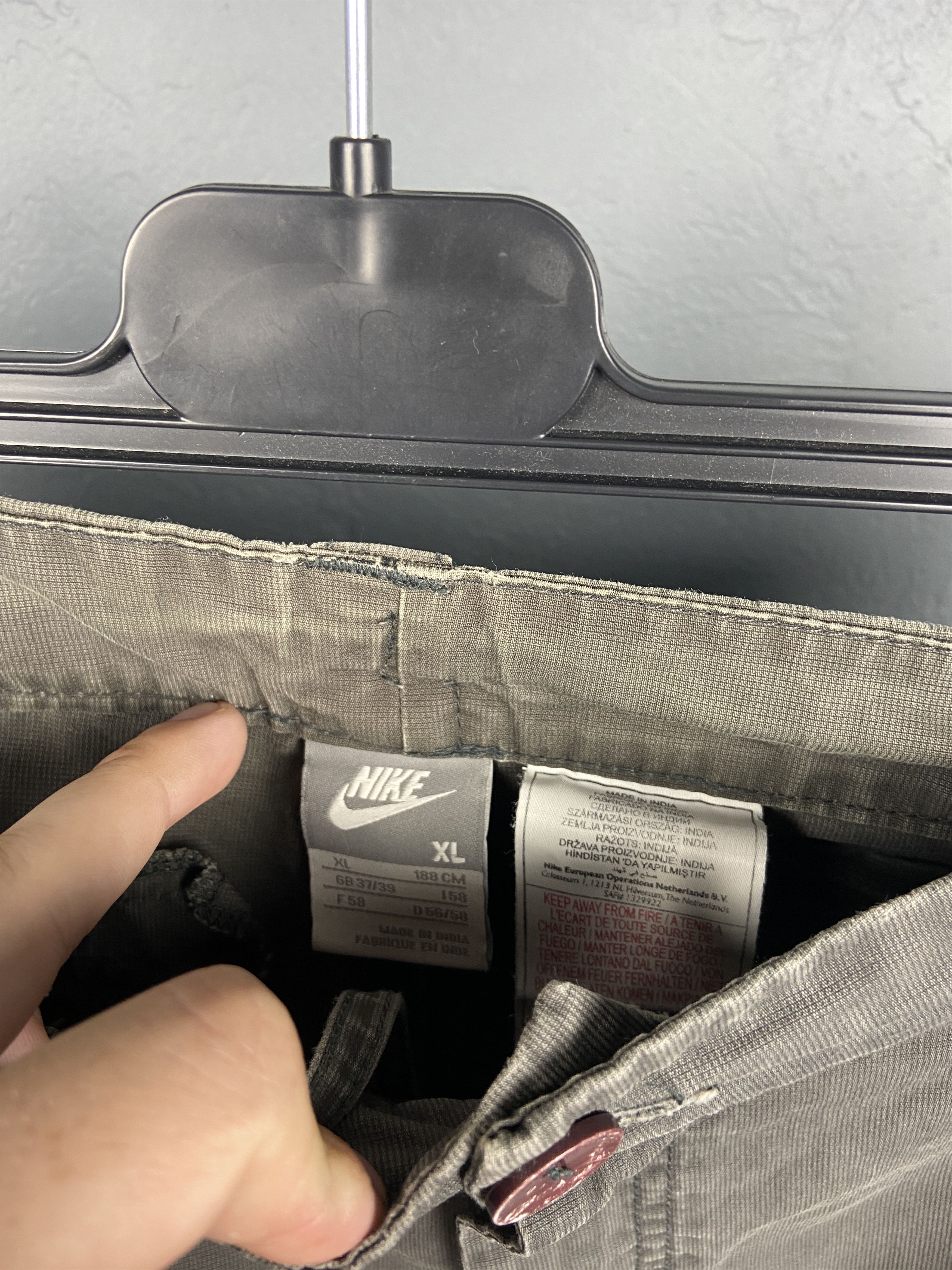 Nike Nike Vintage Faded Cargo Shorts Y2K Size US 36 / EU 52 - 3 Thumbnail