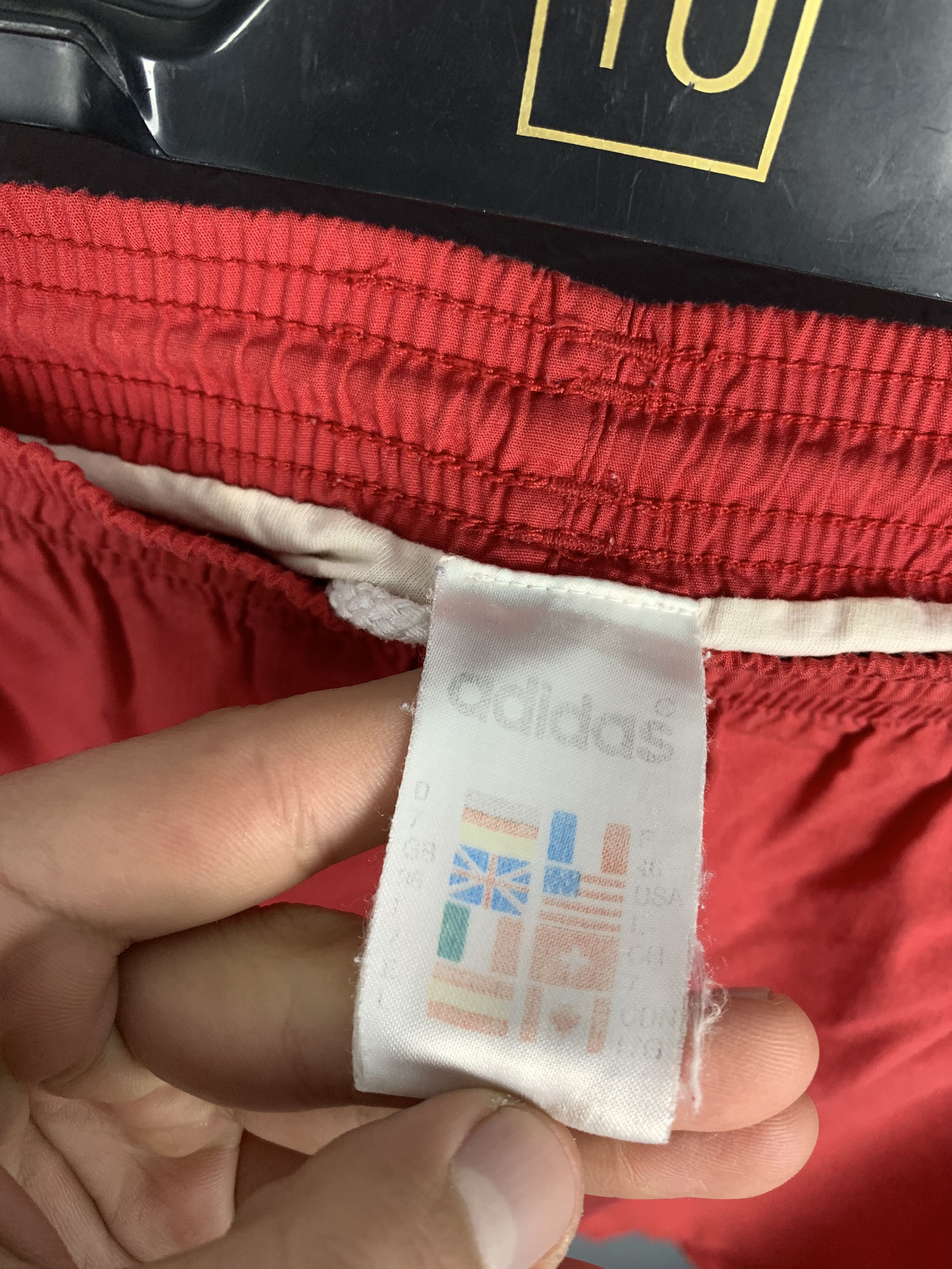 Adidas × Vintage Adidas 90s Vintage Mens Shorts Size US 34 / EU 50 - 4 Thumbnail