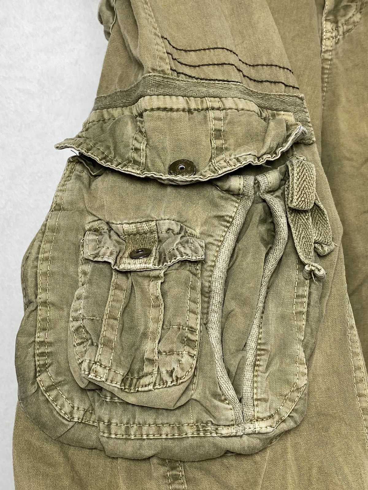 Japanese Brand × Vintage Vintage Parachute Tactical Bondage Denim / Travis Scott Size US 34 / EU 50 - 3 Thumbnail