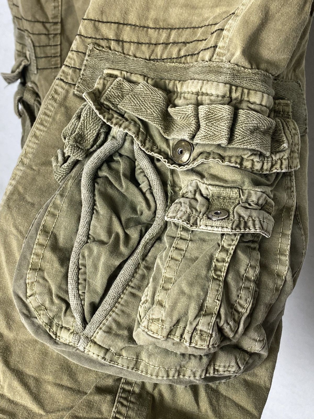 Japanese Brand × Vintage Vintage Parachute Tactical Bondage Denim / Travis Scott Size US 34 / EU 50 - 4 Thumbnail