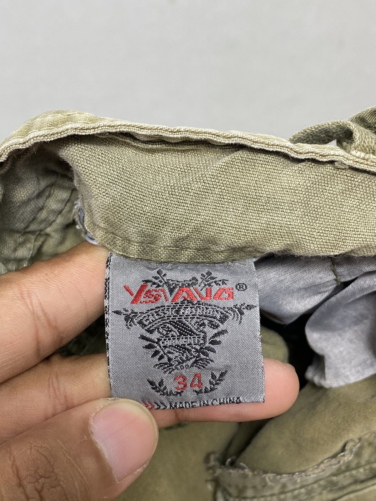 Japanese Brand × Vintage Vintage Parachute Tactical Bondage Denim / Travis Scott Size US 34 / EU 50 - 7 Thumbnail