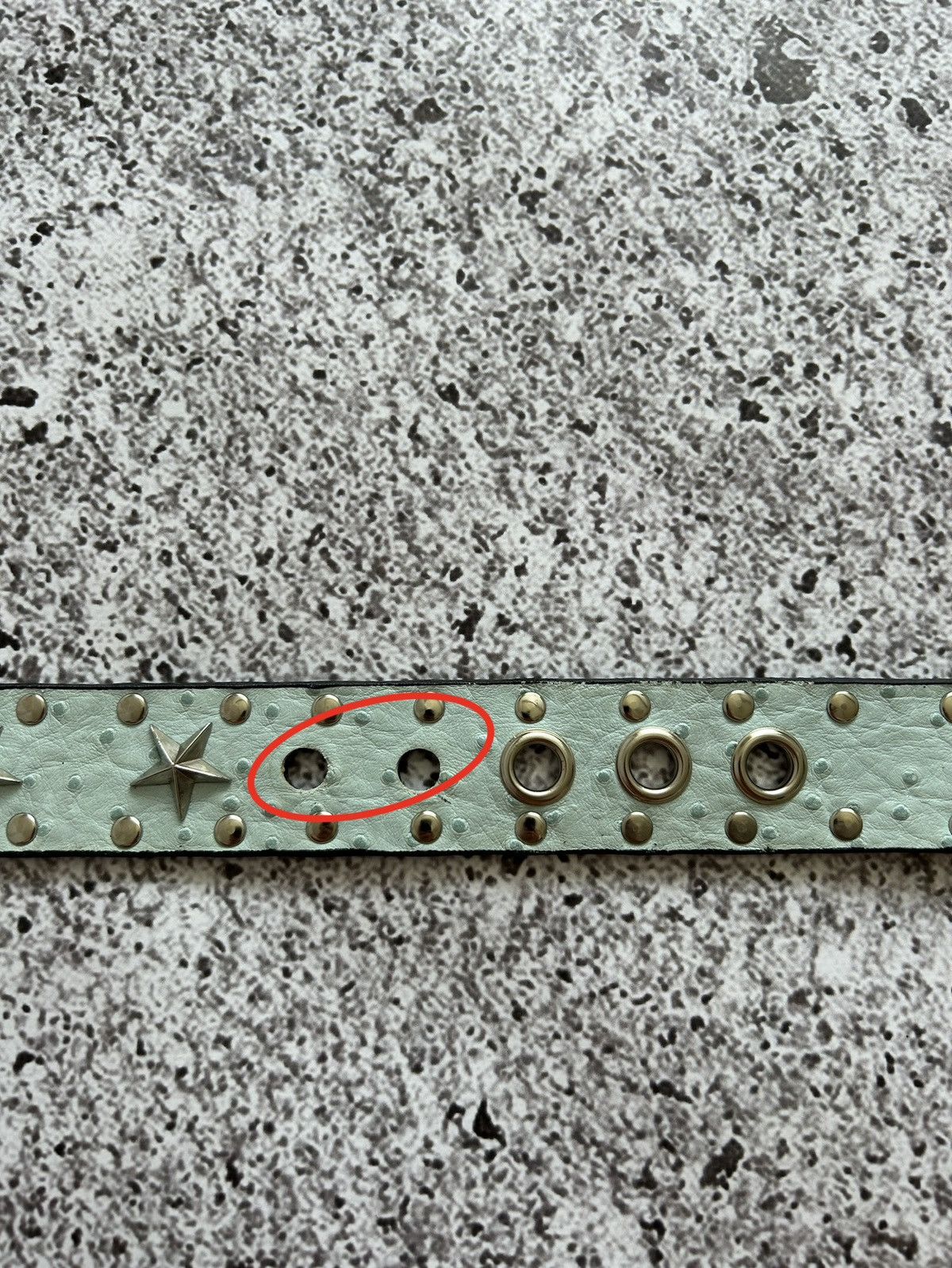 Japanese Brand × Vintage Vintage 90s Japanese Metal Punk Rock Emo Goth Belt Japan Y2K Size 40 - 4 Thumbnail