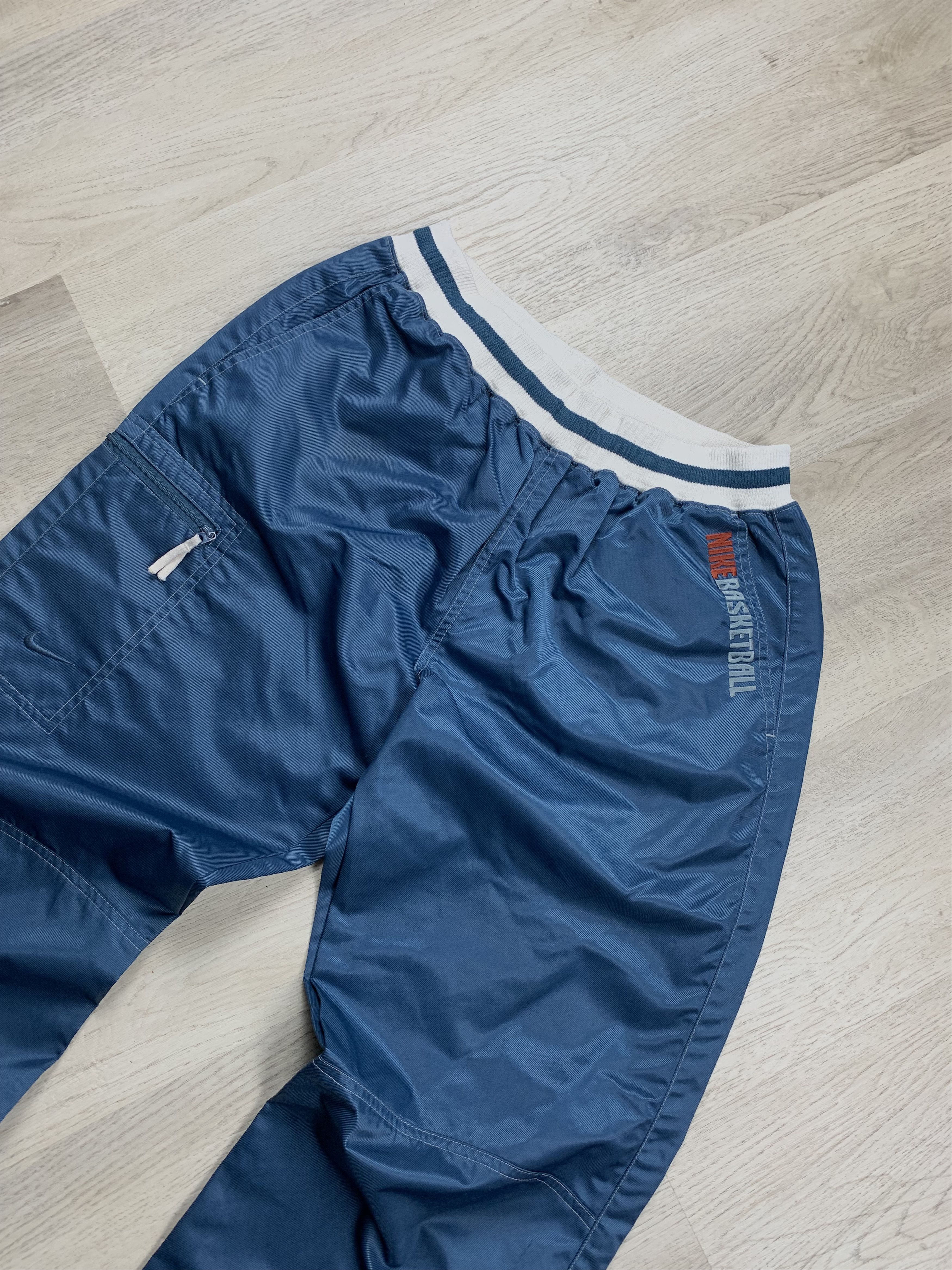 Nike × Vintage Nike Basketball Vintage Mens Nylon Pants Drill style Size US 30 / EU 46 - 2 Thumbnail