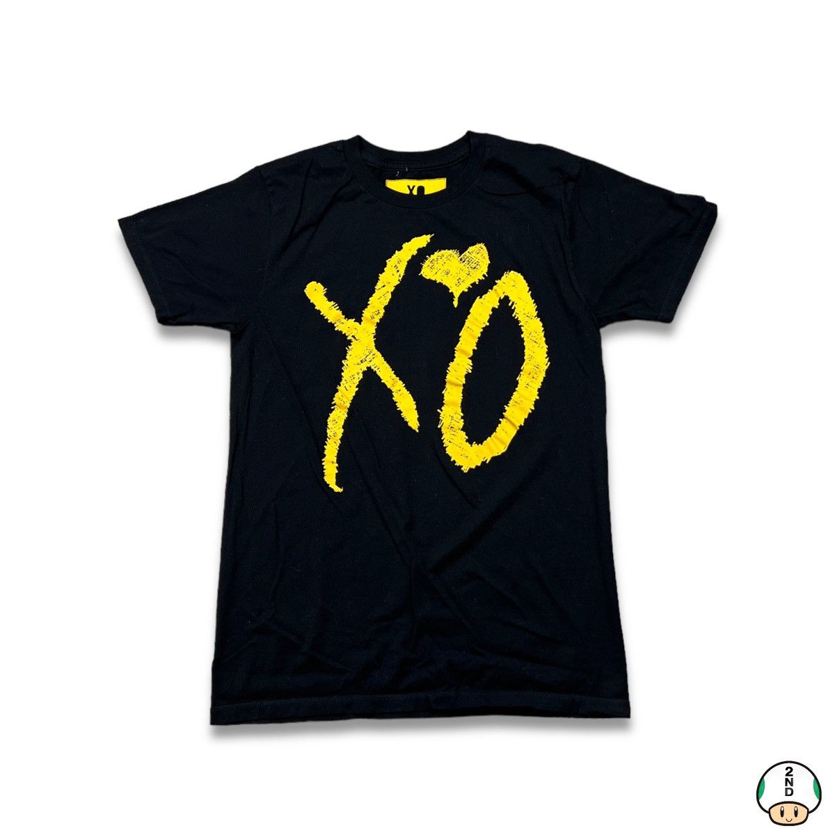 Image of Rap Tees x The Weeknd Vintage 2014 The Weeknd Xo King Of The Fall Tour Tee in Black (Size Small)