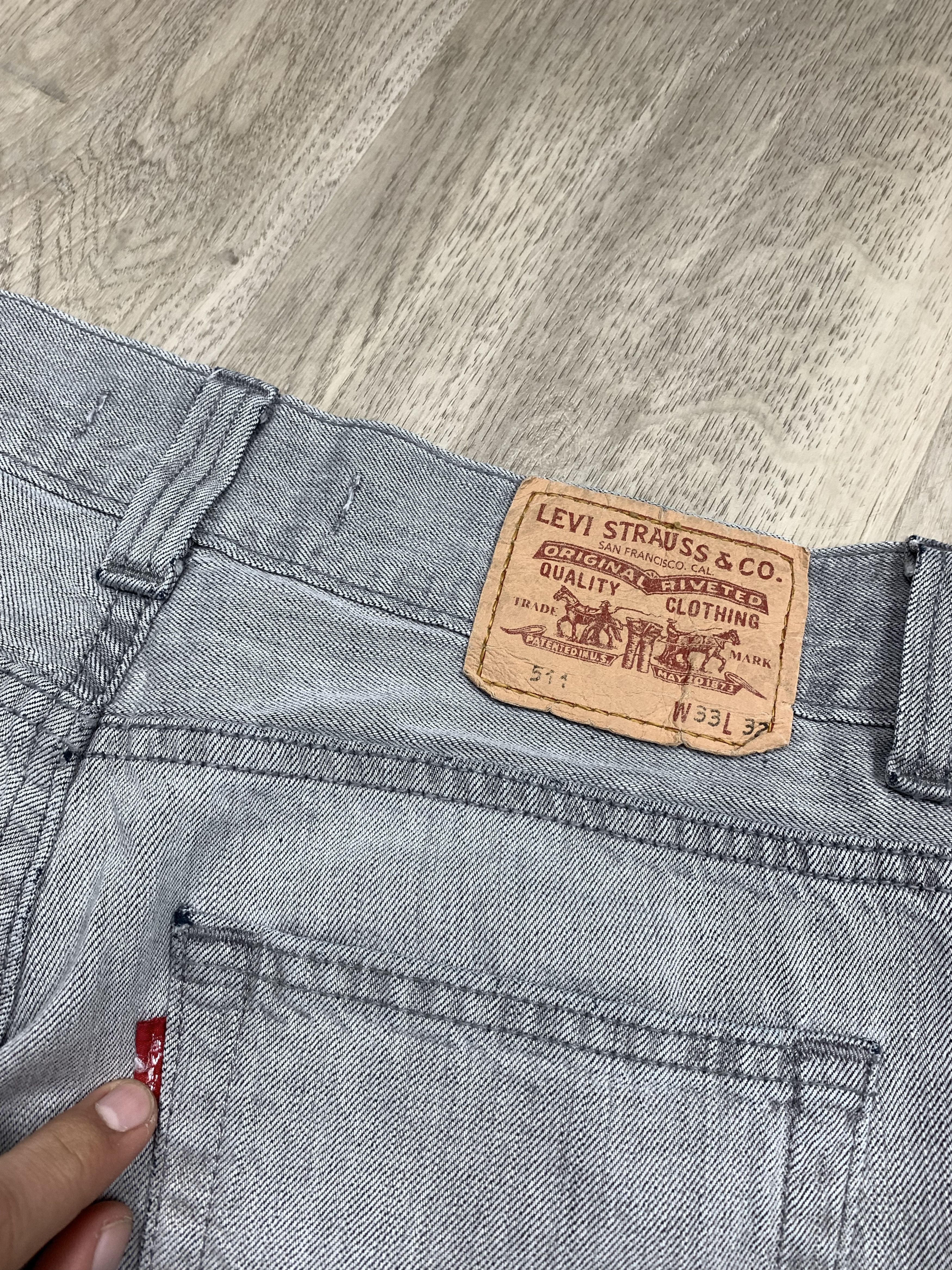 Levi's Levis 511 Vintage Mens Denim Pants Jeans Size US 33 - 3 Thumbnail