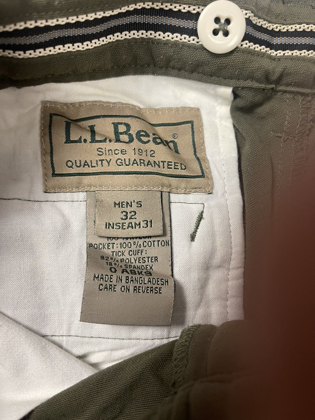 L.L. Bean LL beans hybrid cotton pants Size US 32 / EU 48 - 3 Thumbnail