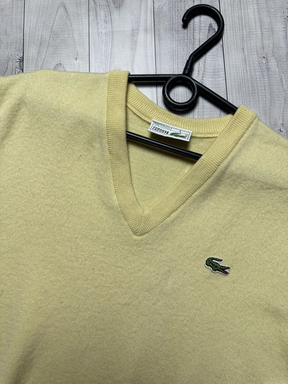 Other Lacoste vest yellow logo shirt size L Size US L / EU 52-54 / 3 - 2 Thumbnail