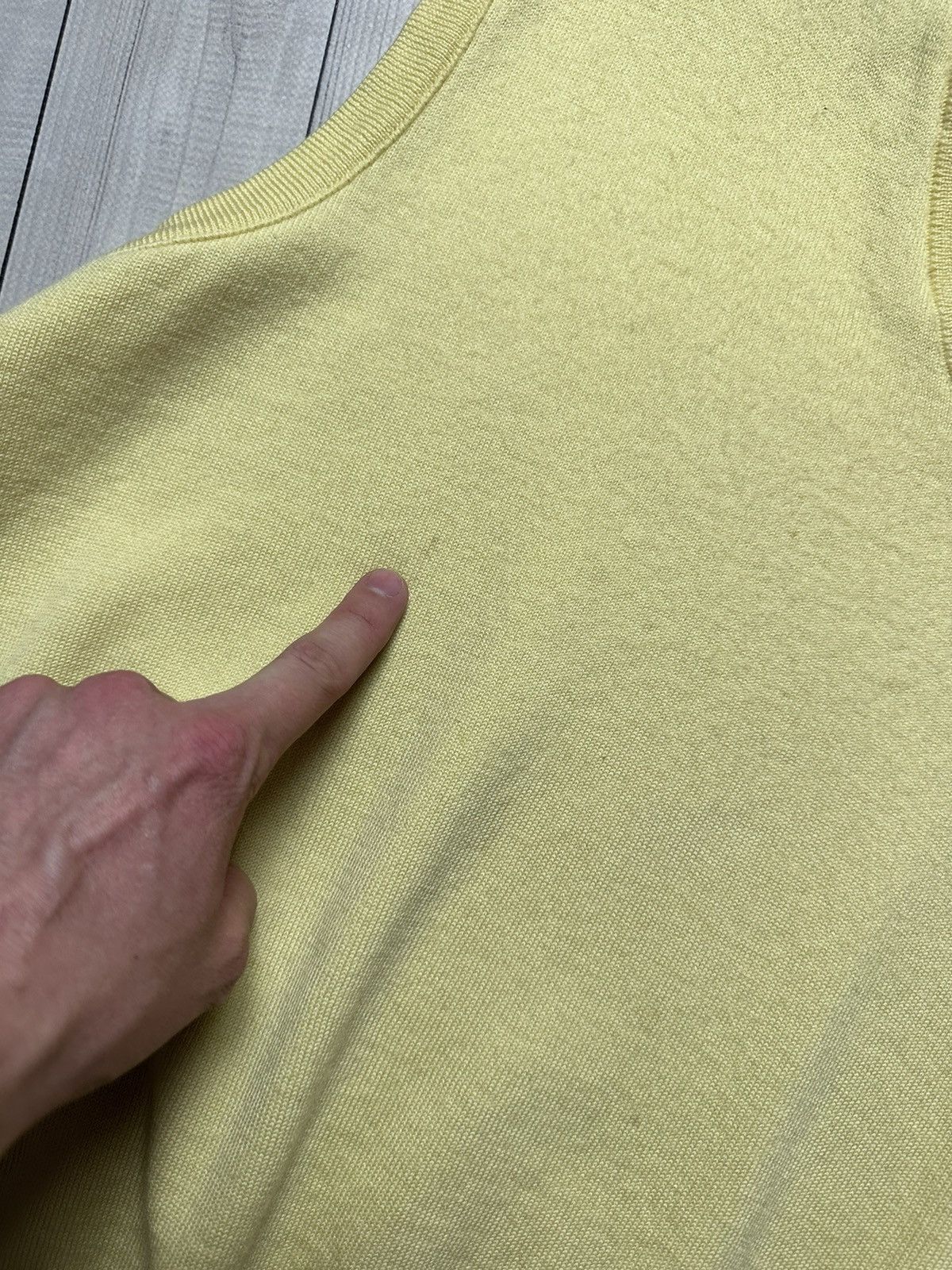 Other Lacoste vest yellow logo shirt size L Size US L / EU 52-54 / 3 - 4 Thumbnail