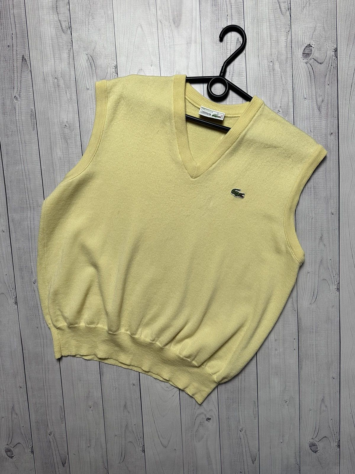 Other Lacoste vest yellow logo shirt size L Size US L / EU 52-54 / 3 - 1 Thumbnail