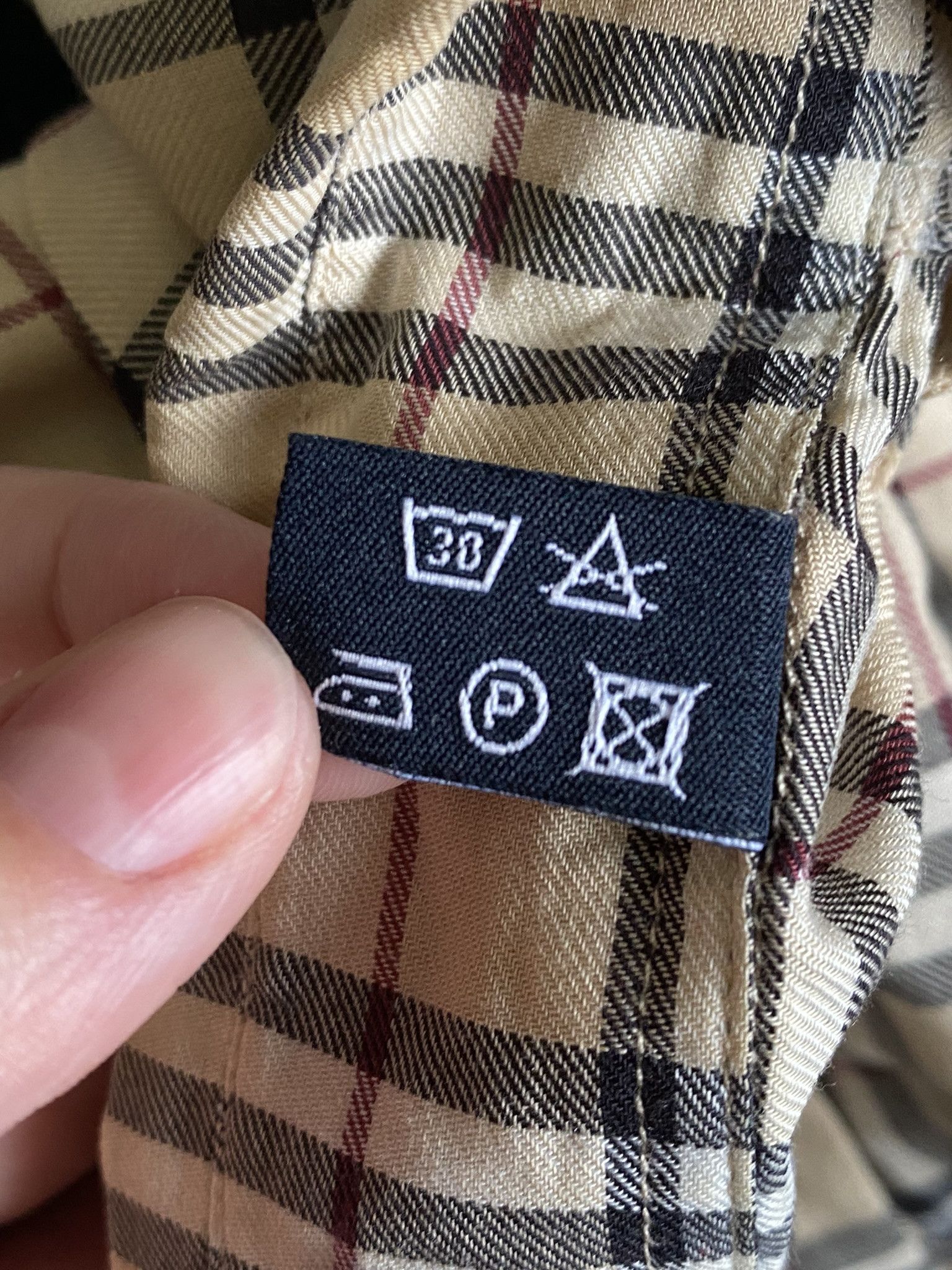 Burberry Burberry shirt nova check vintage 3/4 sleeve y2k 90s Size S / US 4 / IT 40 - 7 Thumbnail