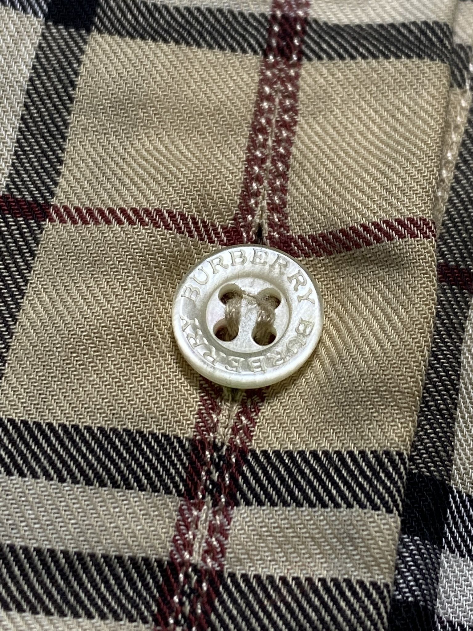 Burberry Burberry shirt nova check vintage 3/4 sleeve y2k 90s Size S / US 4 / IT 40 - 4 Thumbnail