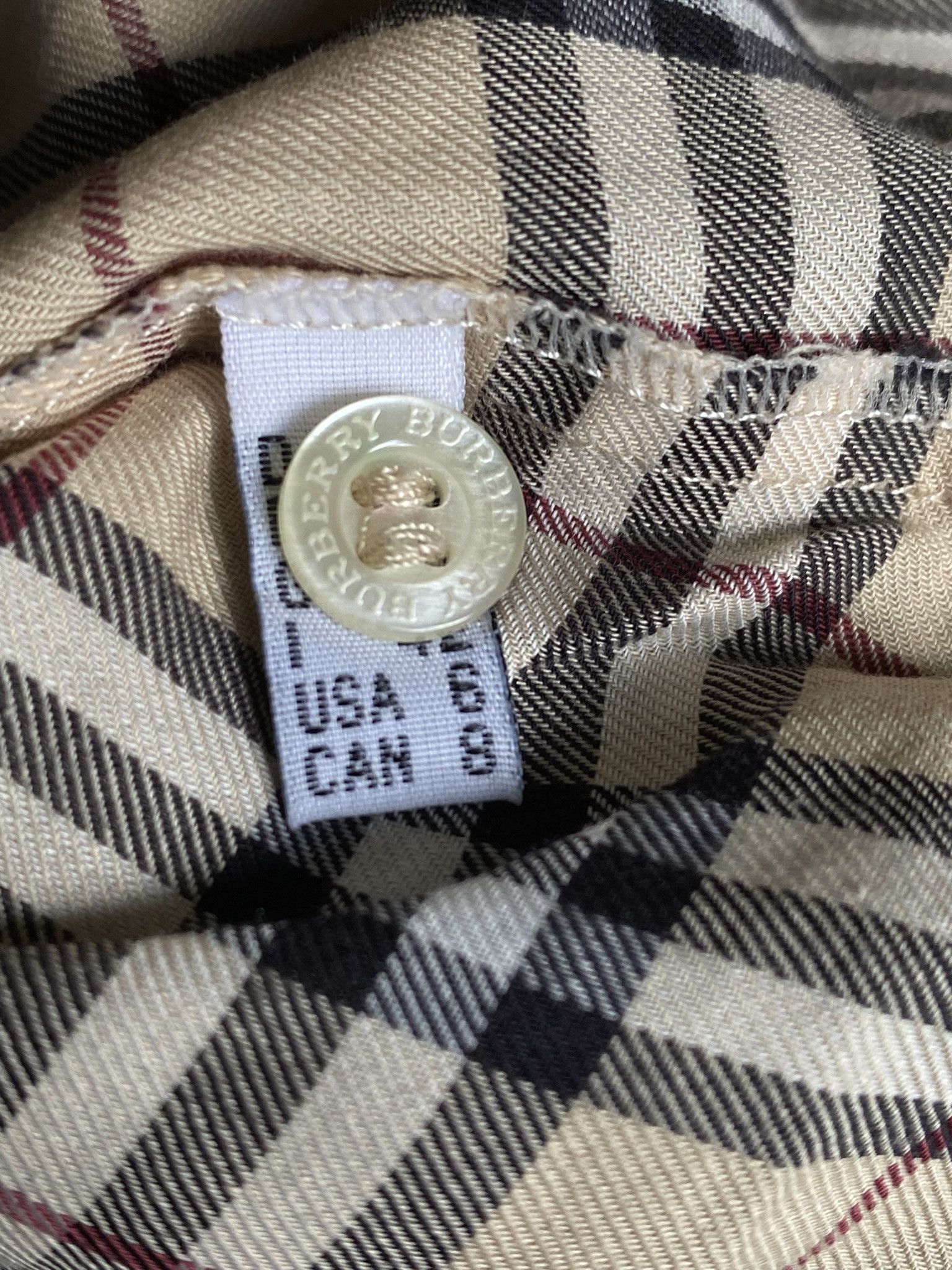 Burberry Burberry shirt nova check vintage 3/4 sleeve y2k 90s Size S / US 4 / IT 40 - 9 Thumbnail