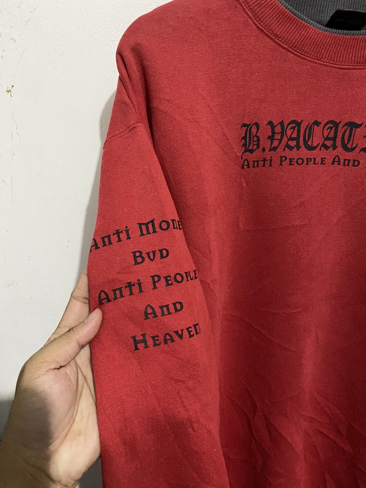 Hysteric Glamour 💸BINDINGOFFER💸B.Vacation-Japanesebrand Poem Sweatshirt Size US M / EU 48-50 / 2 - 4 Thumbnail