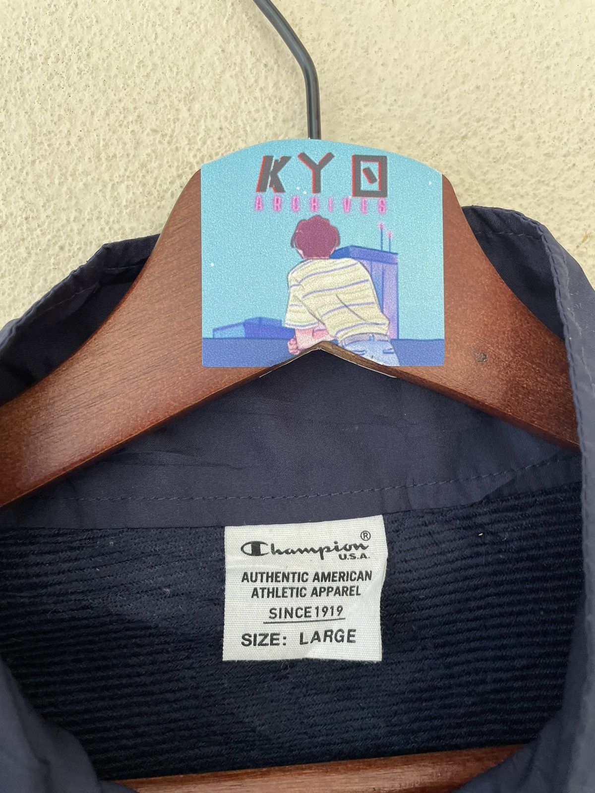 Champion VINTAGE CHAMPION WINDBREAKER Size US L / EU 52-54 / 3 - 9 Thumbnail