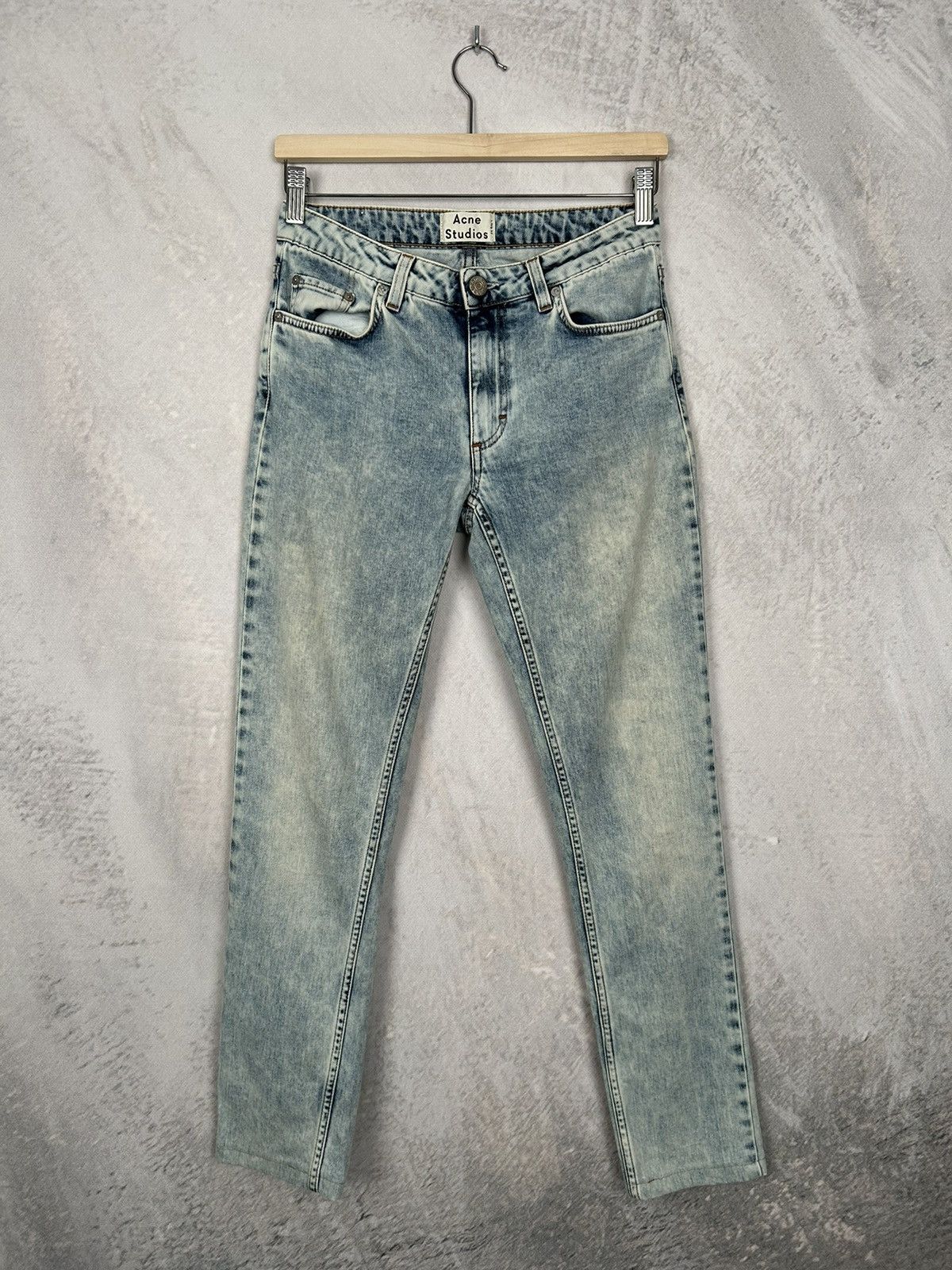 Acne Studios Acne Studios Flex Silver Vint Denim Pants 27/32 Jeans Hype Size US 27 - 1 Thumbnail
