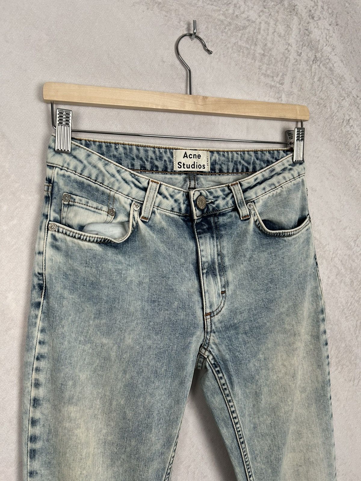 Acne Studios Acne Studios Flex Silver Vint Denim Pants 27/32 Jeans Hype Size US 27 - 2 Thumbnail