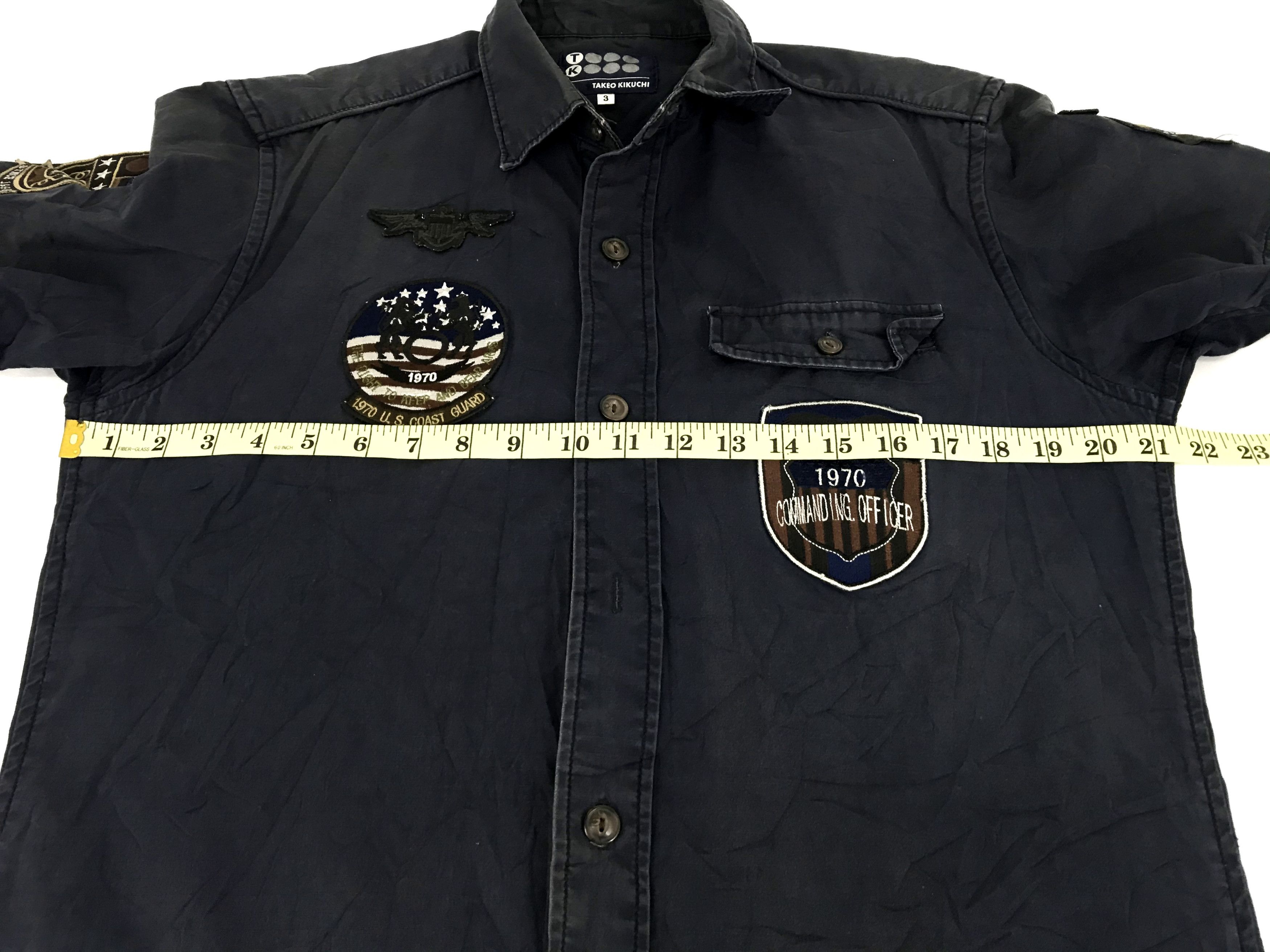 Japanese Brand Military Style Takeo Kikuchi Shirt Workwear Patches Size US M / EU 48-50 / 2 - 11 Thumbnail