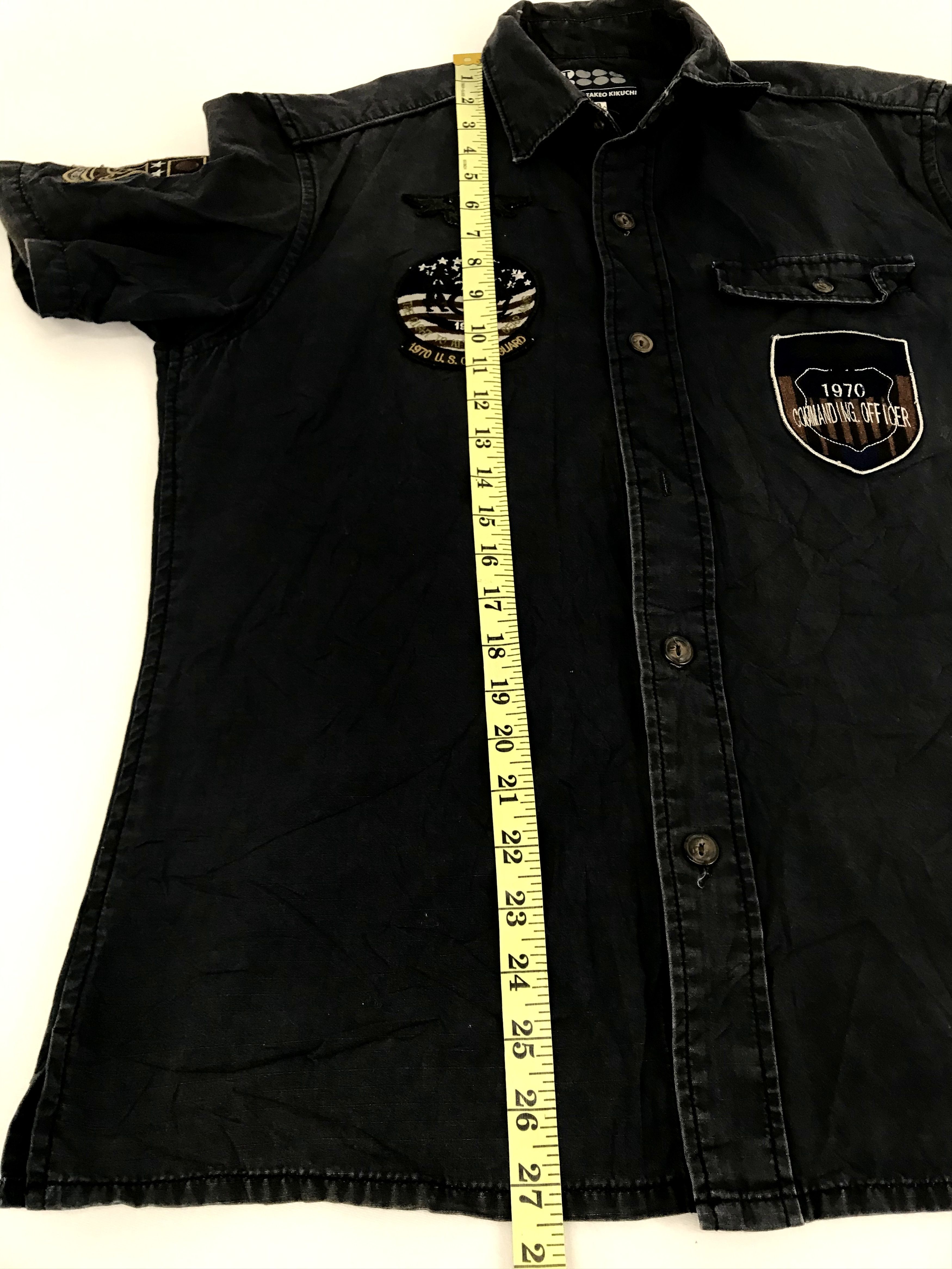 Japanese Brand Military Style Takeo Kikuchi Shirt Workwear Patches Size US M / EU 48-50 / 2 - 12 Thumbnail