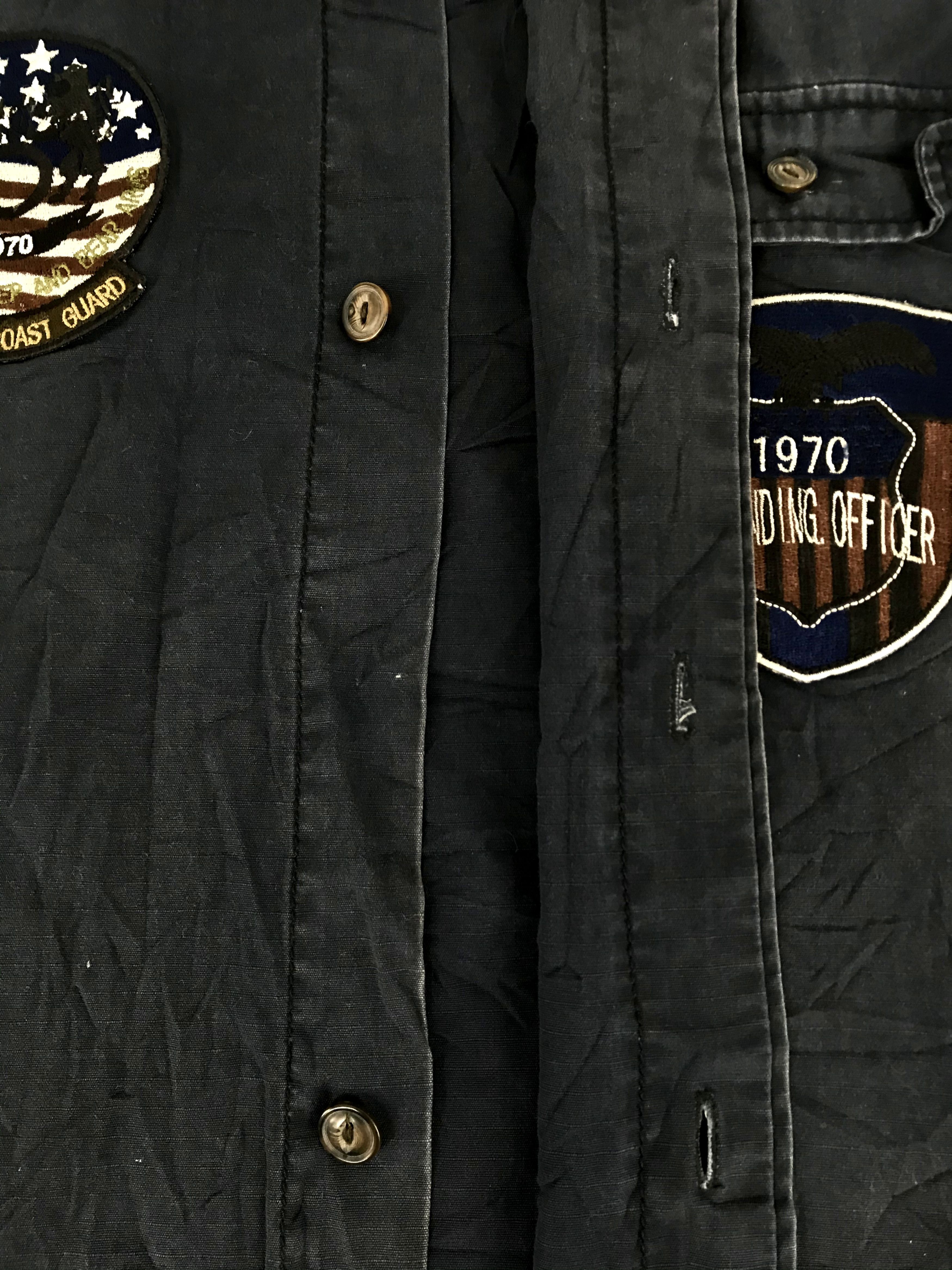 Japanese Brand Military Style Takeo Kikuchi Shirt Workwear Patches Size US M / EU 48-50 / 2 - 5 Thumbnail