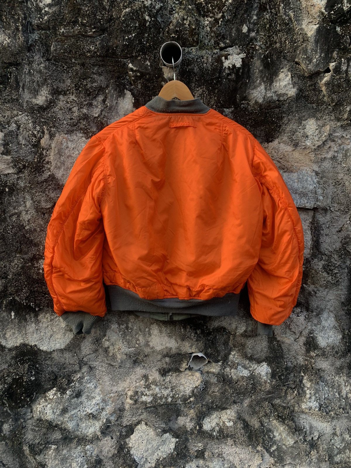 Alpha Industries Vintage 80s Alpha Industries Ideal Zipper Reversible Jacket Size US L / EU 52-54 / 3 - 7 Thumbnail