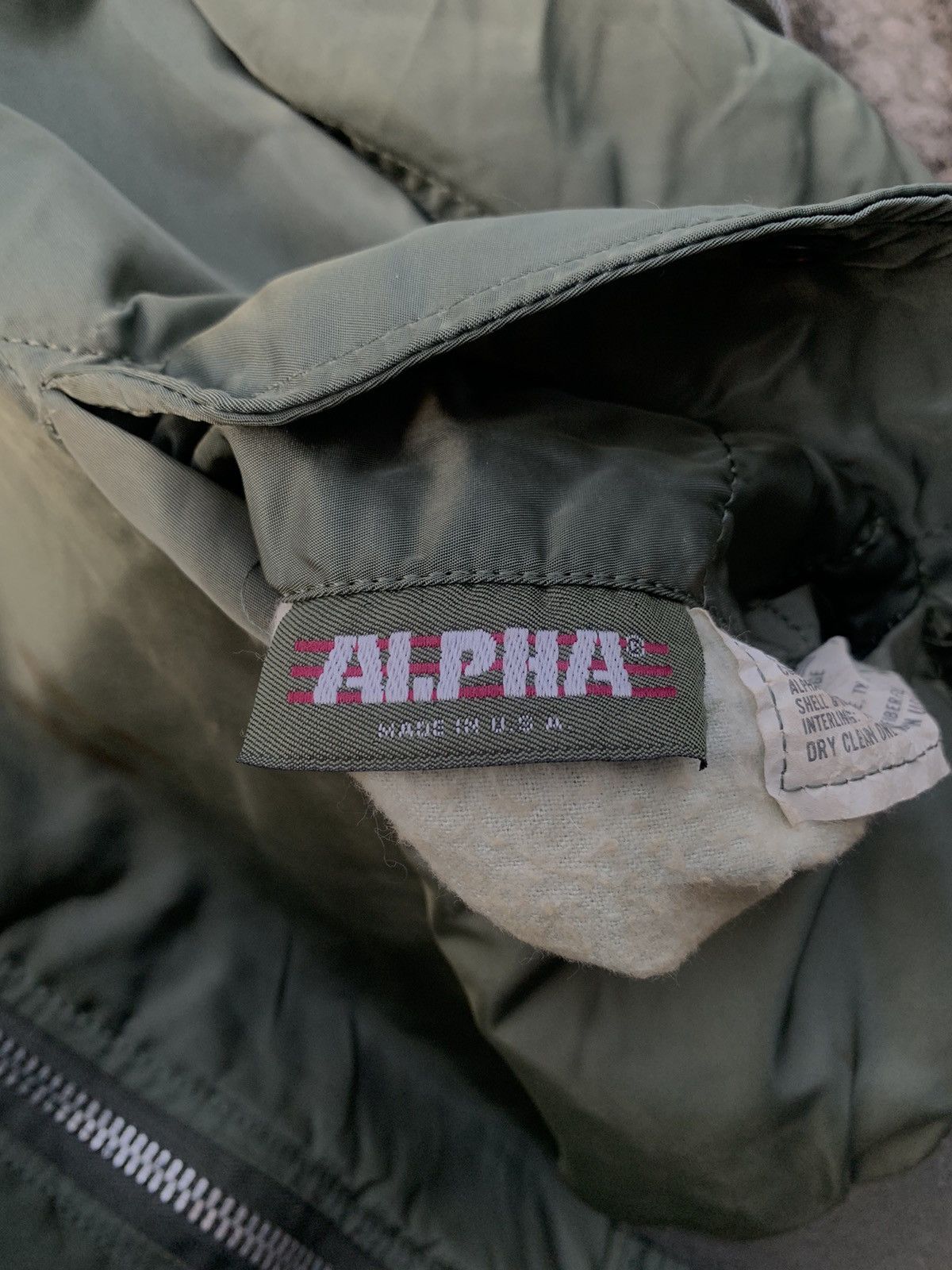 Alpha Industries Vintage 80s Alpha Industries Ideal Zipper Reversible Jacket Size US L / EU 52-54 / 3 - 8 Thumbnail