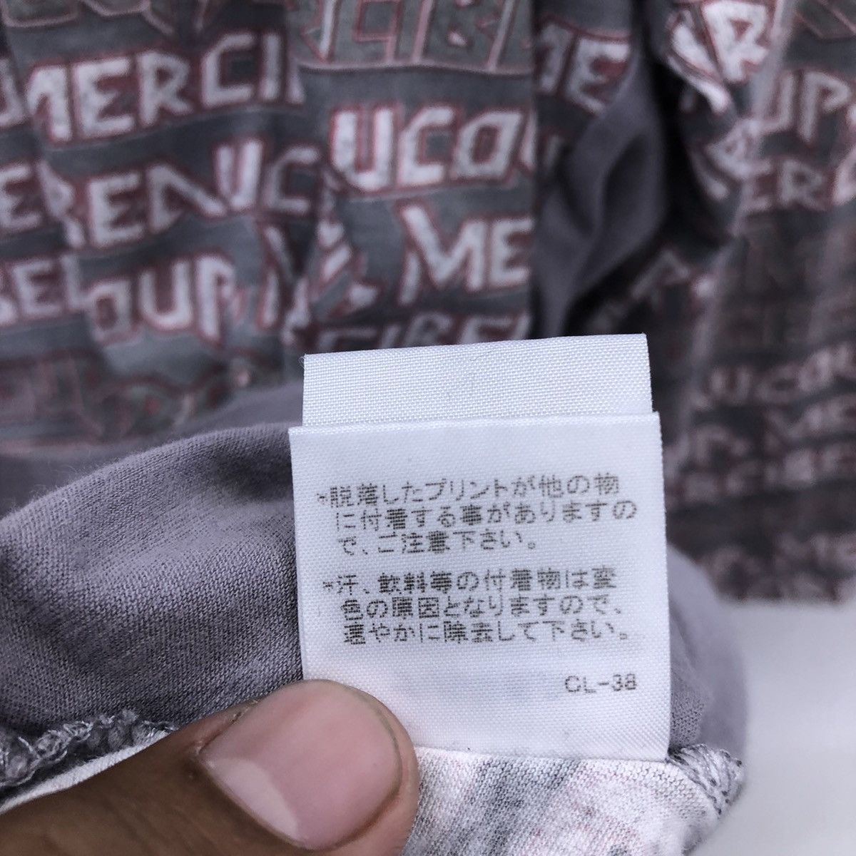 mercibeaucoup By Issey Miyake, Mercibeaucoup Fullprint Spellout Tshirt Size US L / EU 52-54 / 3 - 11 Thumbnail