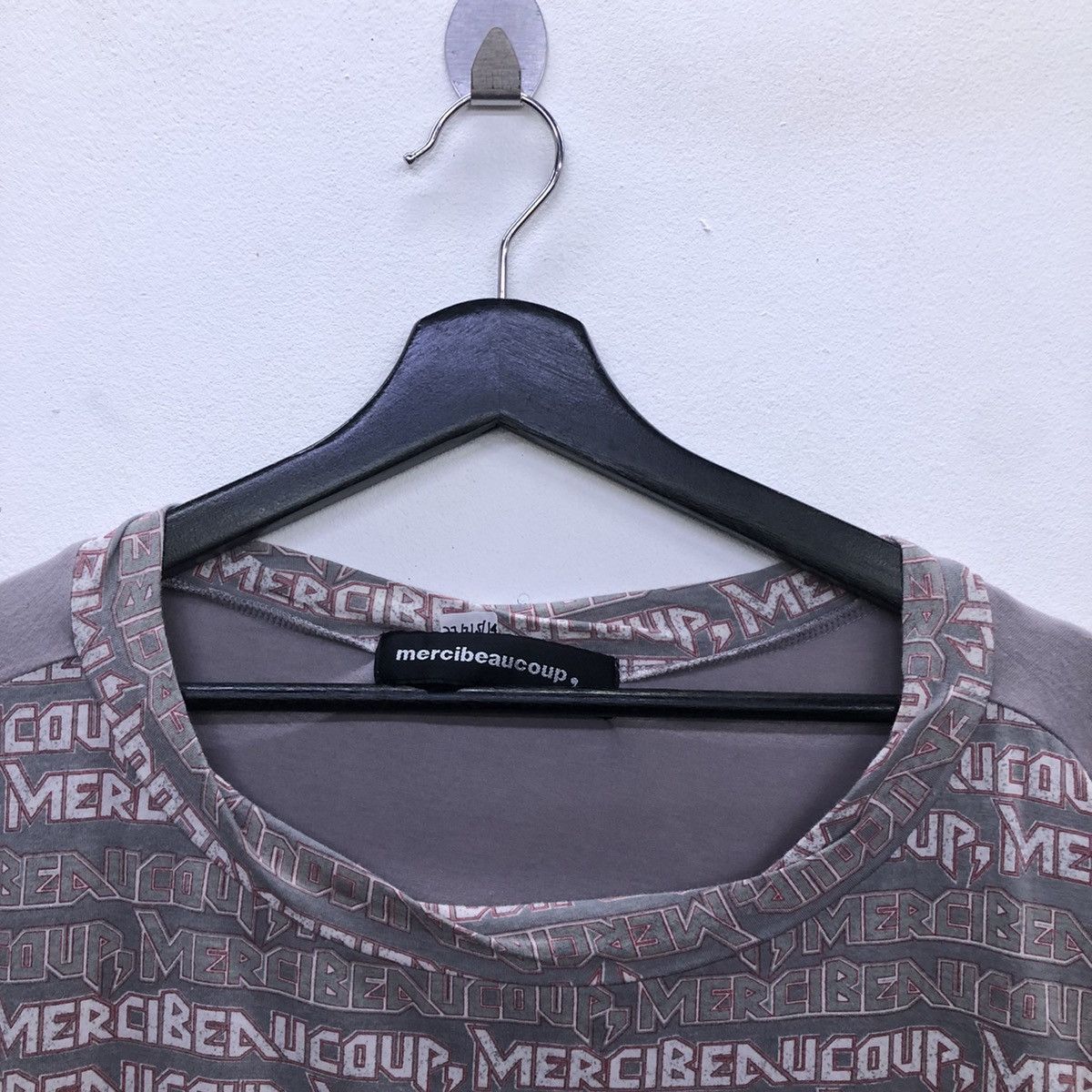 mercibeaucoup By Issey Miyake, Mercibeaucoup Fullprint Spellout Tshirt Size US L / EU 52-54 / 3 - 4 Thumbnail