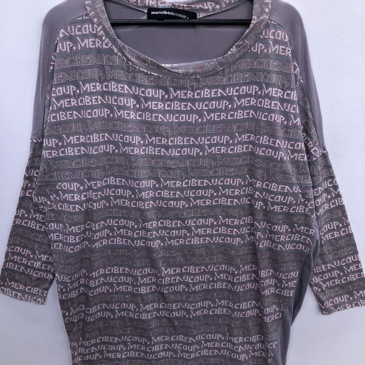 mercibeaucoup By Issey Miyake, Mercibeaucoup Fullprint Spellout Tshirt Size US L / EU 52-54 / 3 - 3 Thumbnail