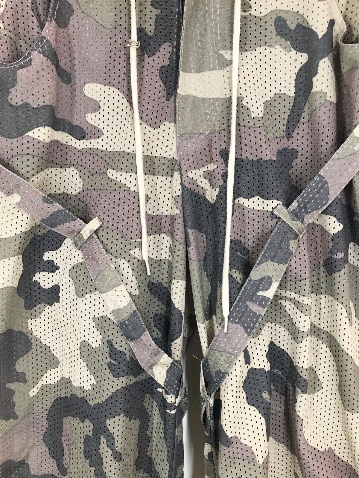 If Six Was Nine R-LONDON Camouflage Mesh Bondage Parachute Urban Cargo Pant Size US 29 - 7 Thumbnail