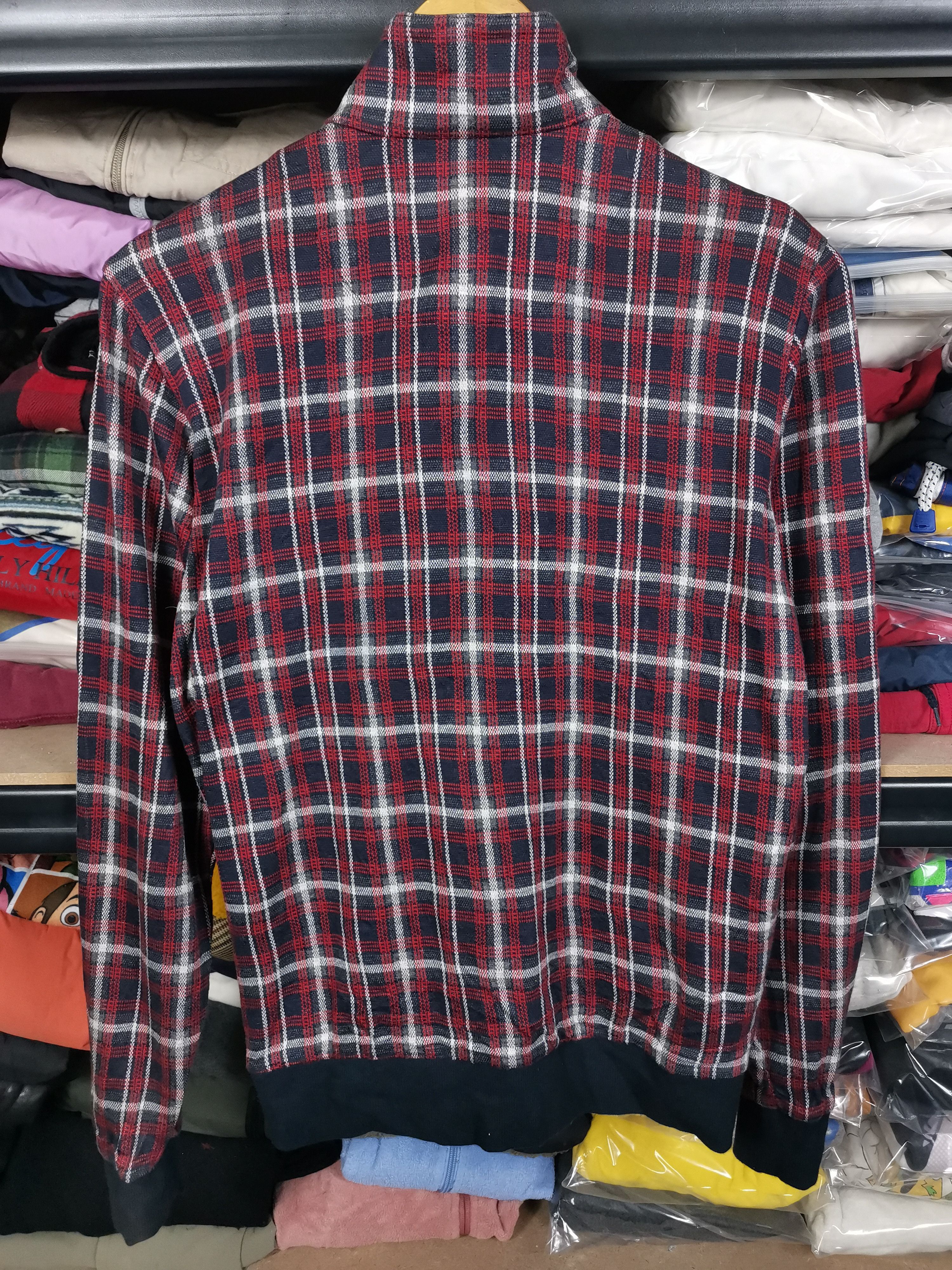 Fred Perry Vintage Fred Perry Chekered Sweater Jacket Size US S / EU 44-46 / 1 - 2 Thumbnail