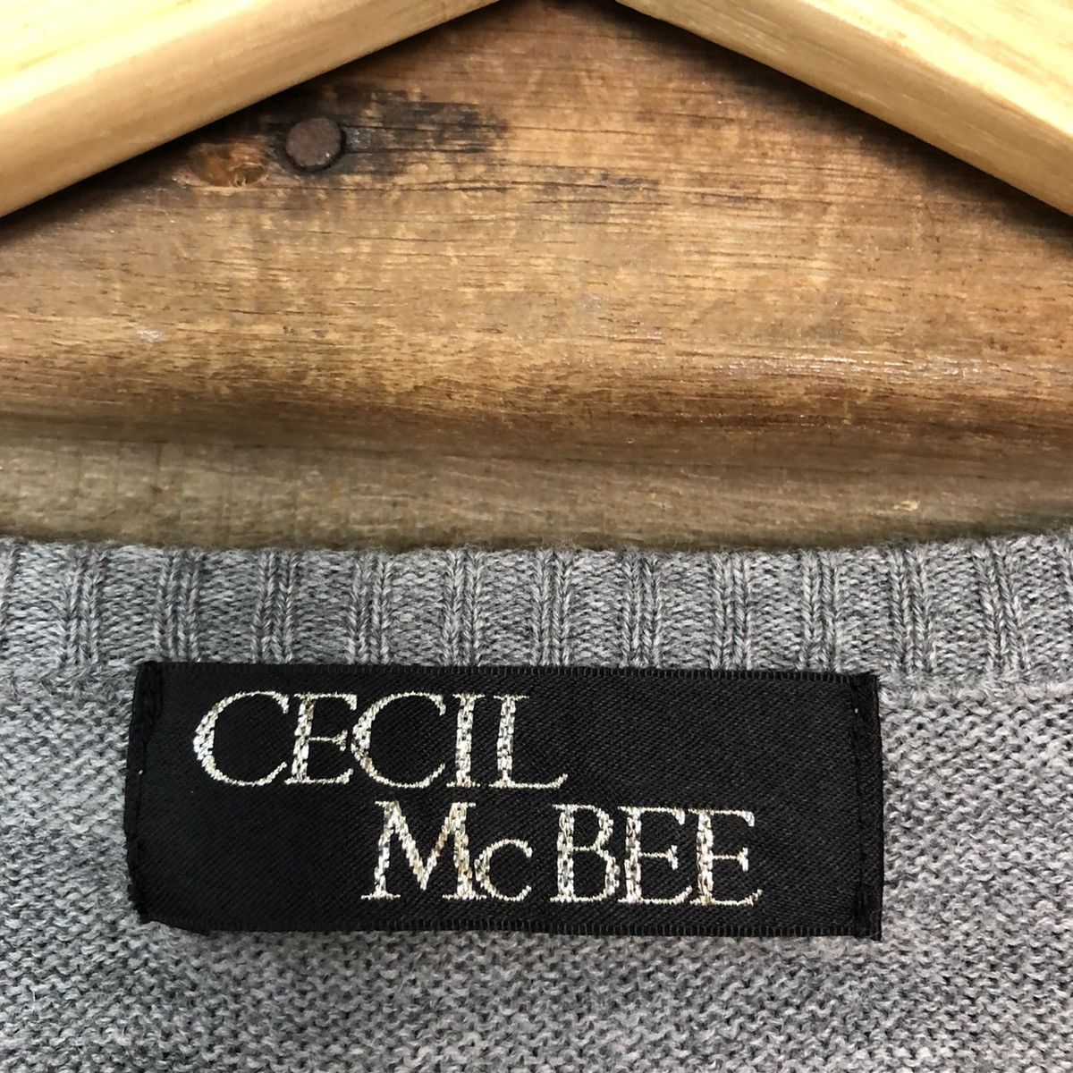 Homespun Knitwear × Japanese Brand Cecil Mc Bee japan Grey Cardigan #375B Size US L / EU 52-54 / 3 - 11 Thumbnail