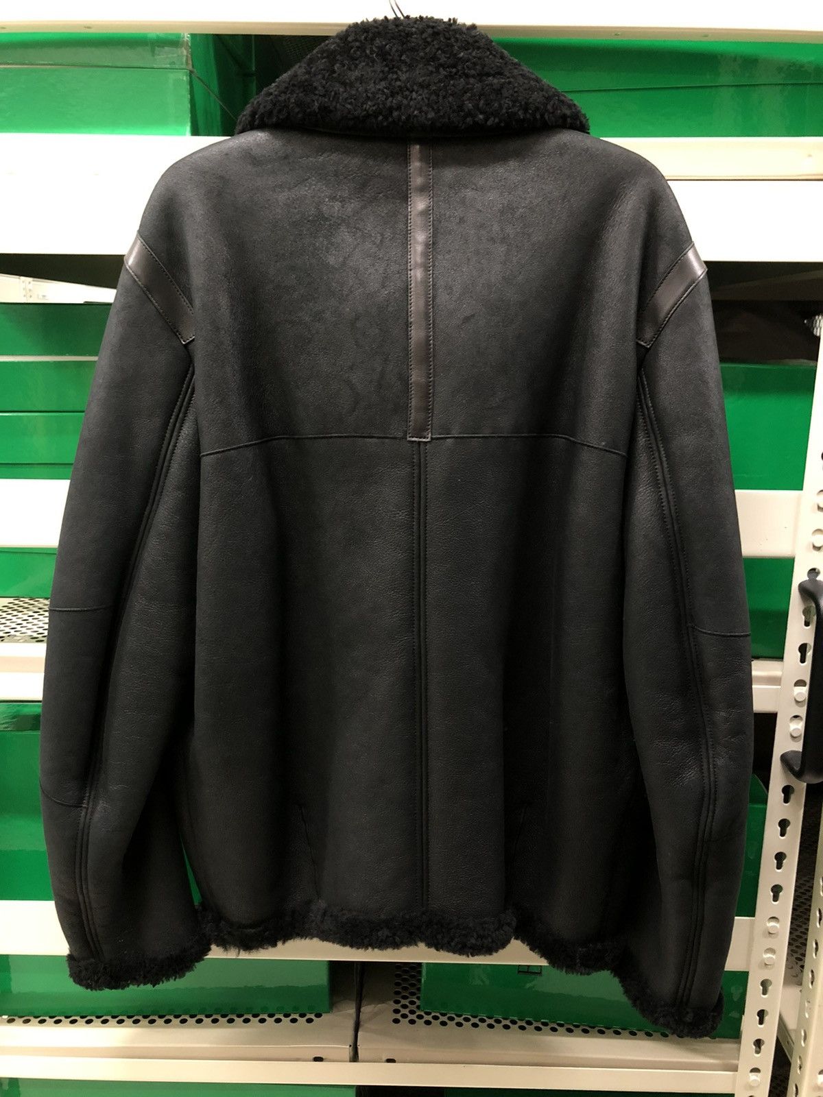 Bottega Veneta Heavy Blouson Shearling Jacket in Black Size US L / EU 52-54 / 3 - 2 Thumbnail