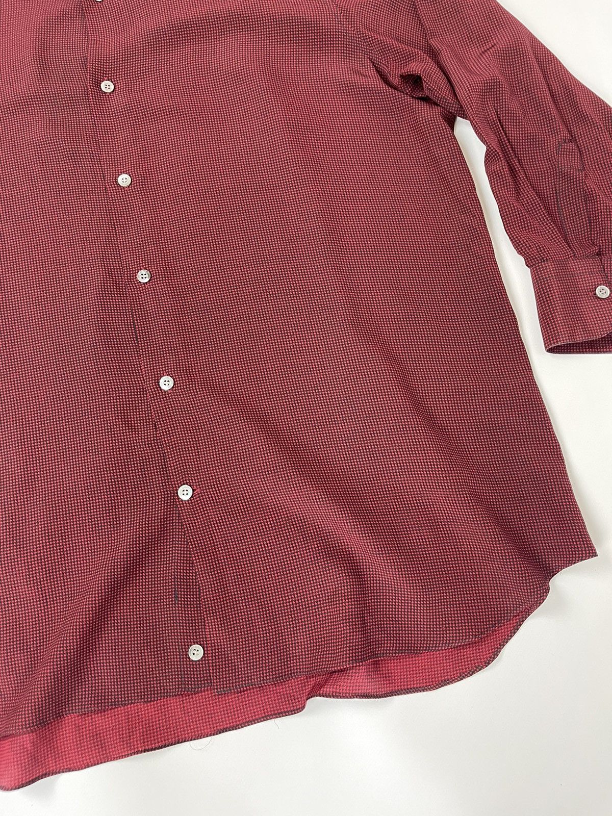 BIJAN RRP $2000 Bijan pure silk dot pattern cropped sleeve shirt Size US S / EU 44-46 / 1 - 7 Thumbnail