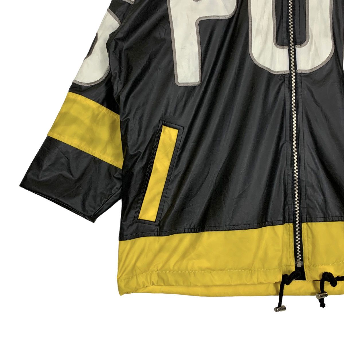 Japanese Brand Vintage Infinity Sport Embroidery Pvc Zip Up Hoodie Jacket Size US XL / EU 56 / 4 - 6 Thumbnail