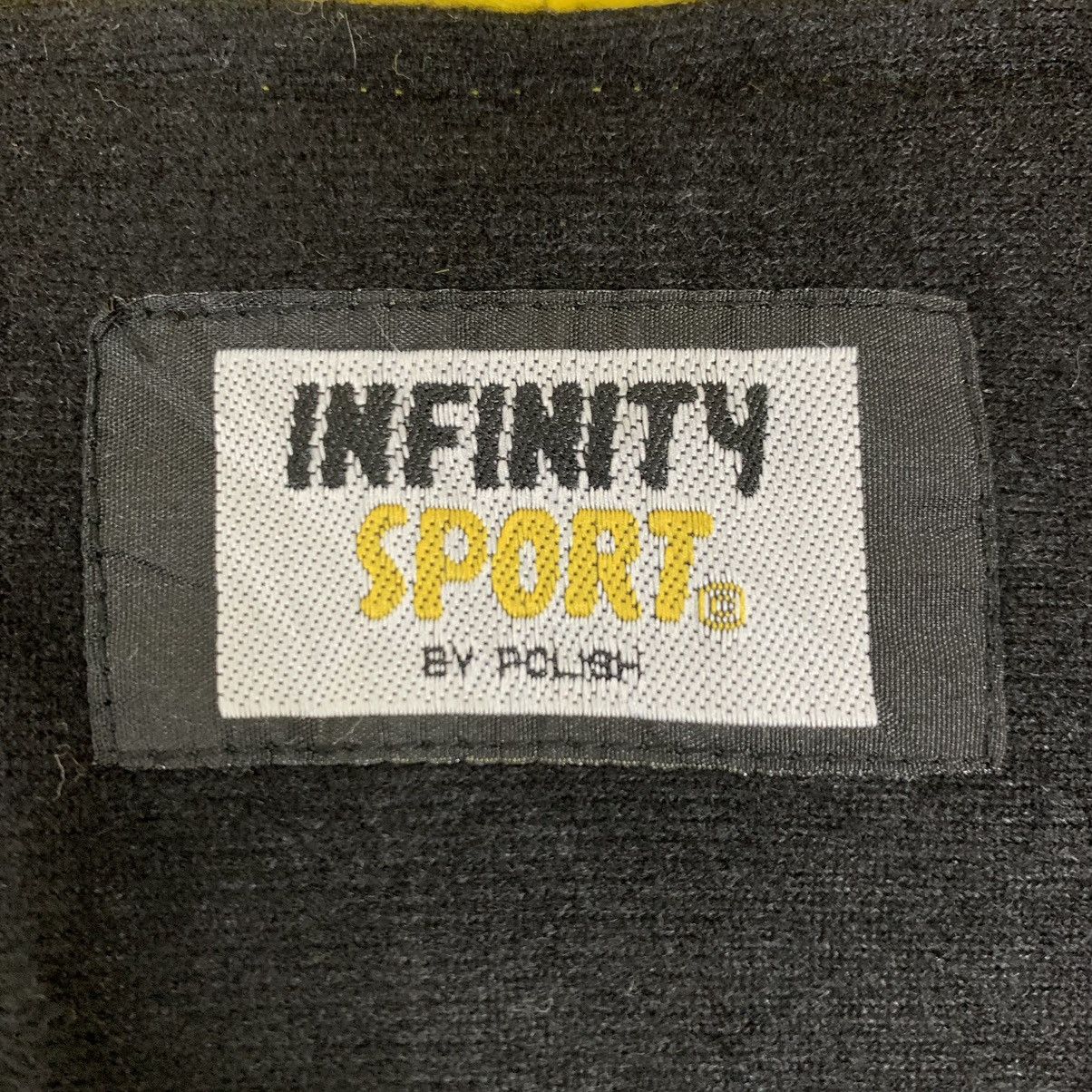 Japanese Brand Vintage Infinity Sport Embroidery Pvc Zip Up Hoodie Jacket Size US XL / EU 56 / 4 - 9 Thumbnail