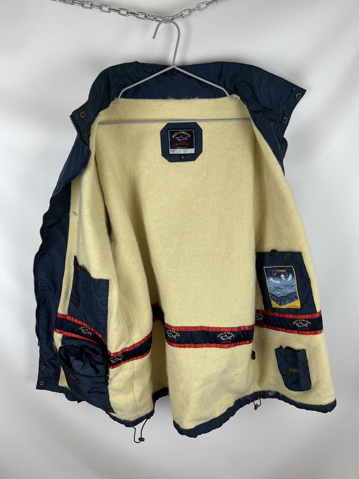 Paul & Shark Paul & Shark typhoon 20000 made in Italy heavy jacket vntg Size US XL / EU 56 / 4 - 15 Thumbnail