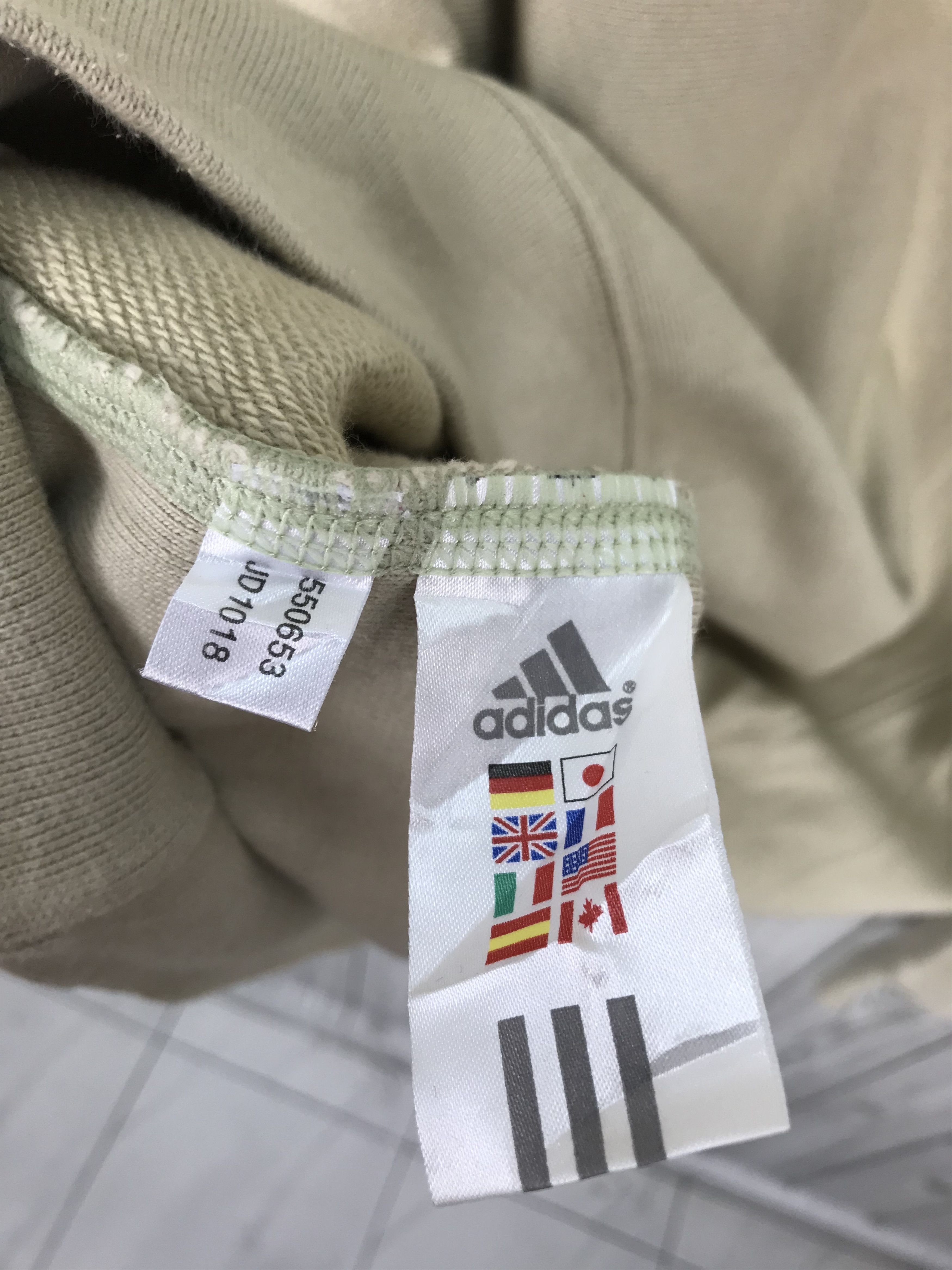 Adidas Vintage 00s ADIDAS Spell Out Pullover Sweatshirt Size US L / EU 52-54 / 3 - 6 Thumbnail