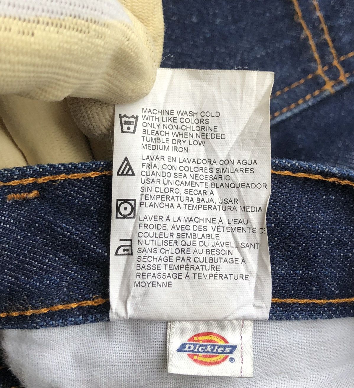 Dickies Vintage Dickies Straight Cut Denim Pant Size US 34 / EU 50 - 19 Thumbnail