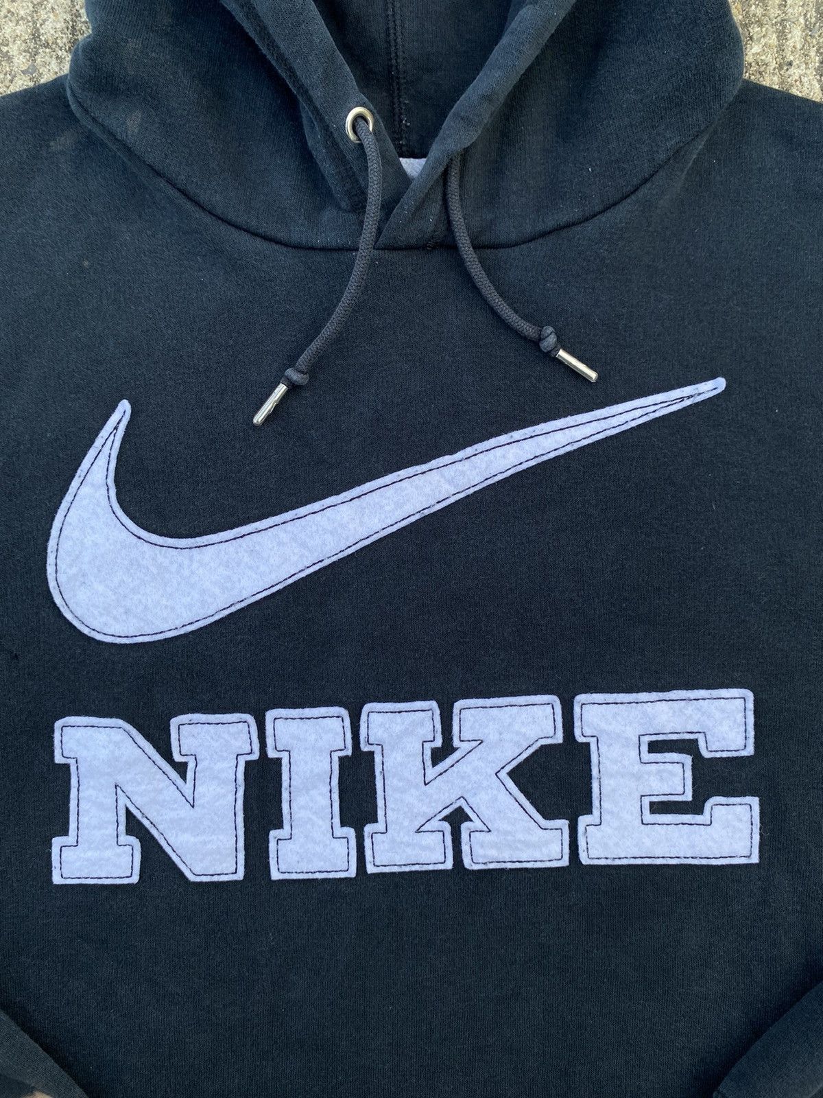 Nike Vintage Nike Spell out Hoodie Faded Size US XL / EU 56 / 4 - 3 Thumbnail