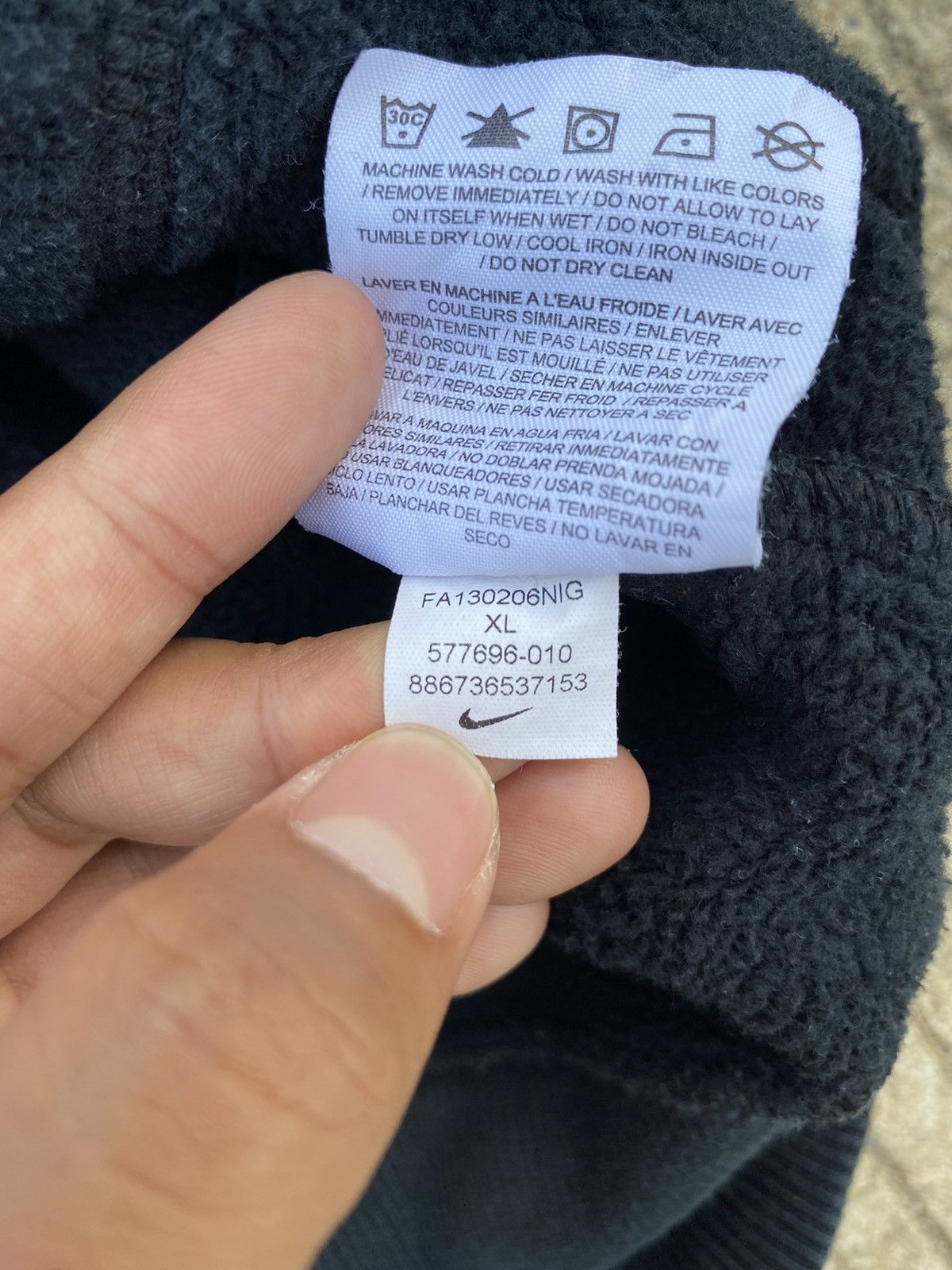 Nike Vintage Nike Spell out Hoodie Faded Size US XL / EU 56 / 4 - 5 Thumbnail