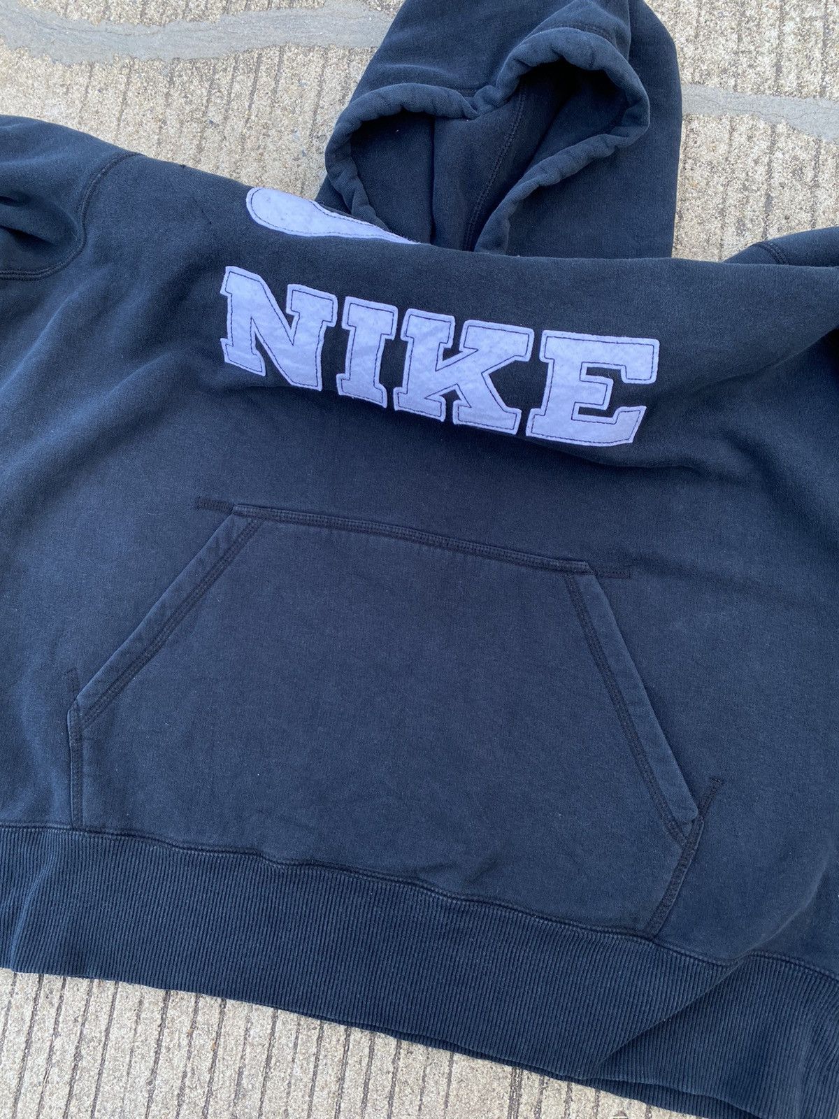Nike Vintage Nike Spell out Hoodie Faded Size US XL / EU 56 / 4 - 16 Thumbnail