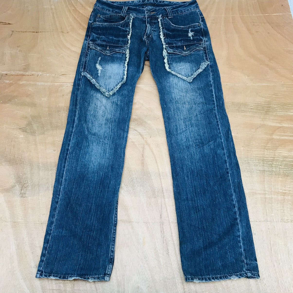 Japanese Brand W32x33 Kapital Design Browny distressed bush Jean Size US 32 / EU 48 - 5 Thumbnail