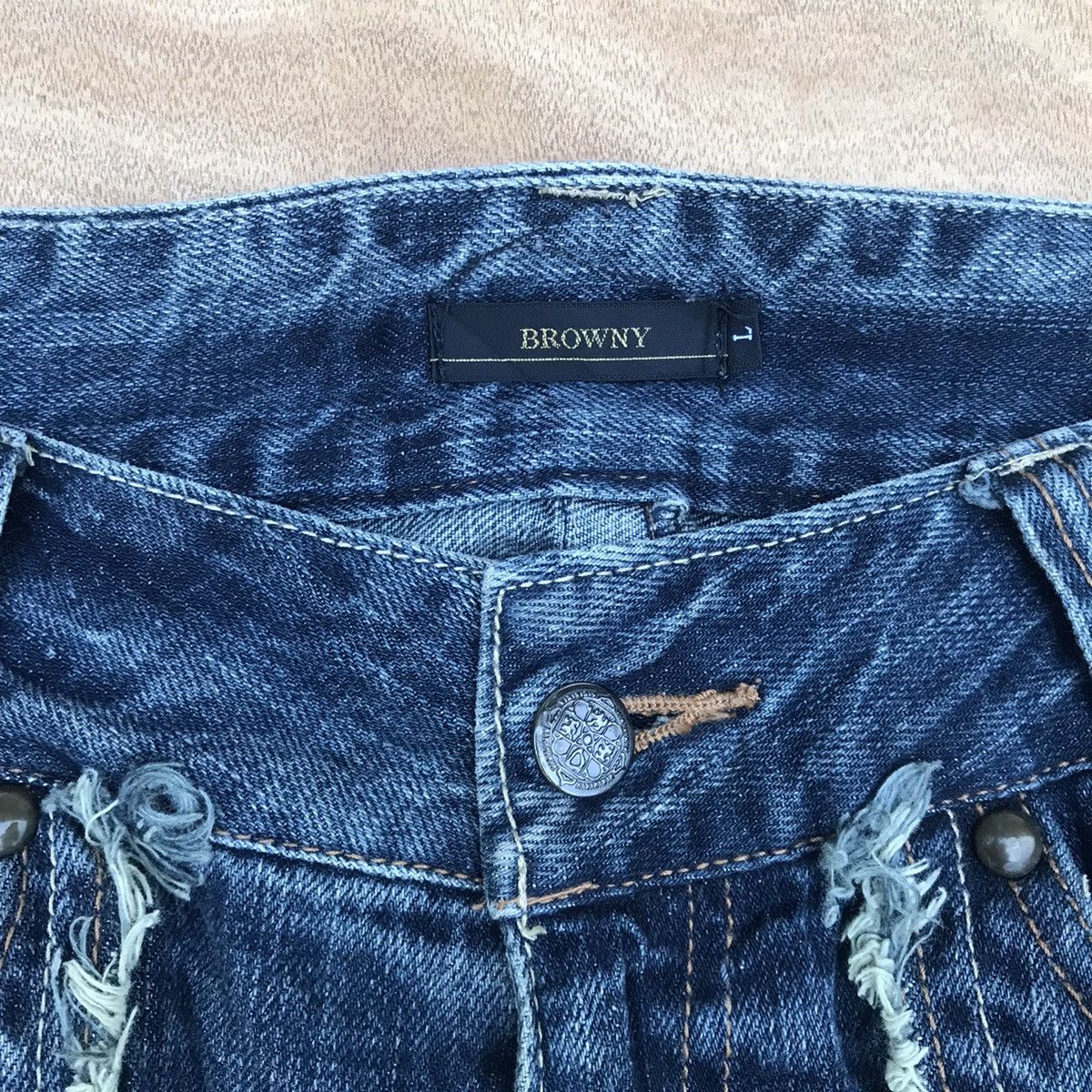 Japanese Brand W32x33 Kapital Design Browny distressed bush Jean Size US 32 / EU 48 - 8 Thumbnail