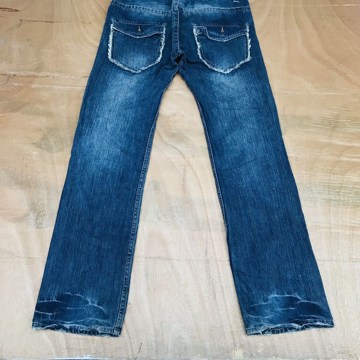 Japanese Brand W32x33 Kapital Design Browny distressed bush Jean Size US 32 / EU 48 - 11 Thumbnail