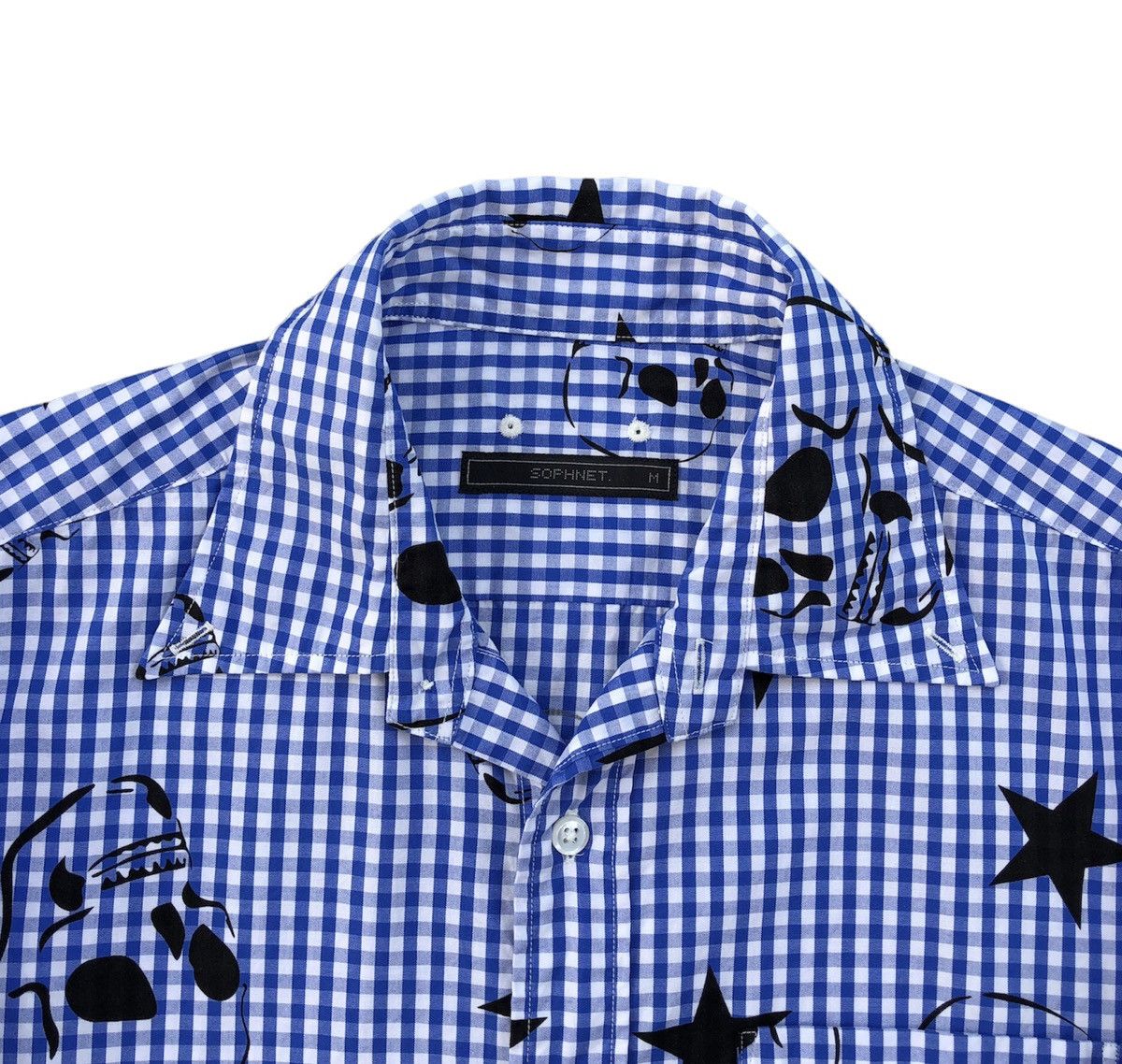 Sophnet. Sophnet. Checkered Skull And Star Design Long Sleeves Shirt Size US M / EU 48-50 / 2 - 7 Thumbnail