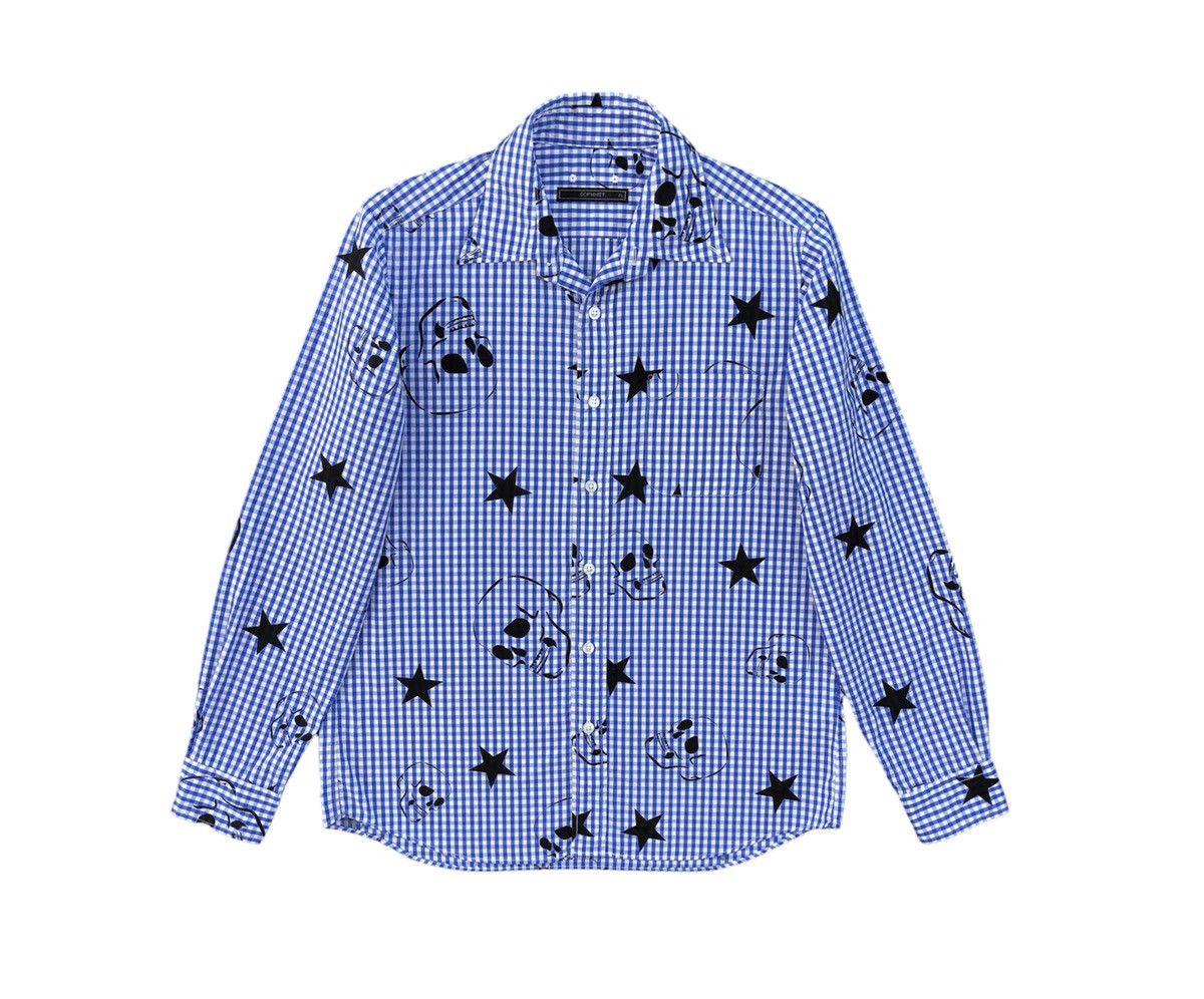 Sophnet. Sophnet. Checkered Skull And Star Design Long Sleeves Shirt Size US M / EU 48-50 / 2 - 13 Thumbnail