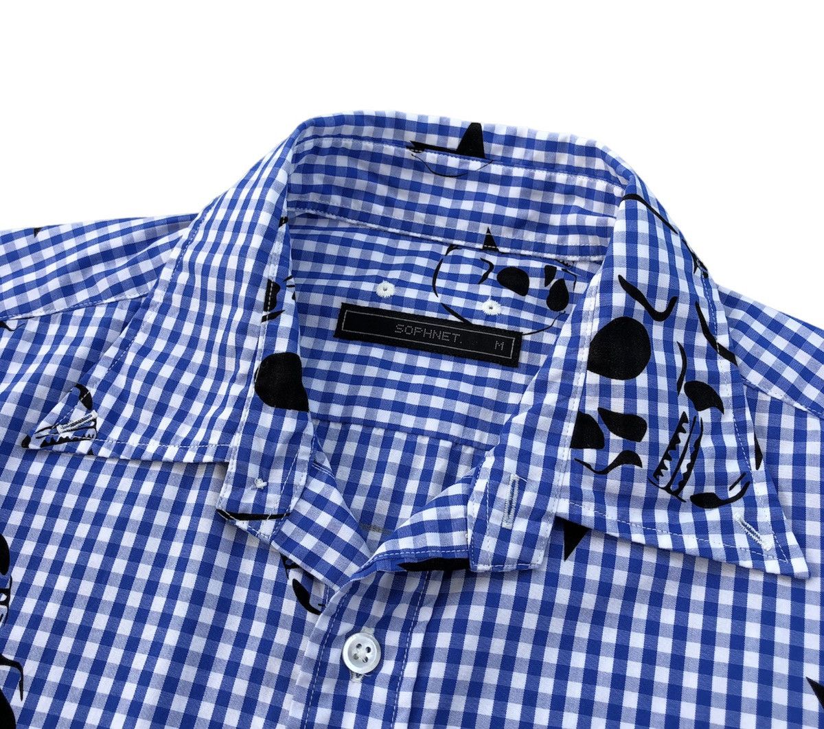 Sophnet. Sophnet. Checkered Skull And Star Design Long Sleeves Shirt Size US M / EU 48-50 / 2 - 6 Thumbnail