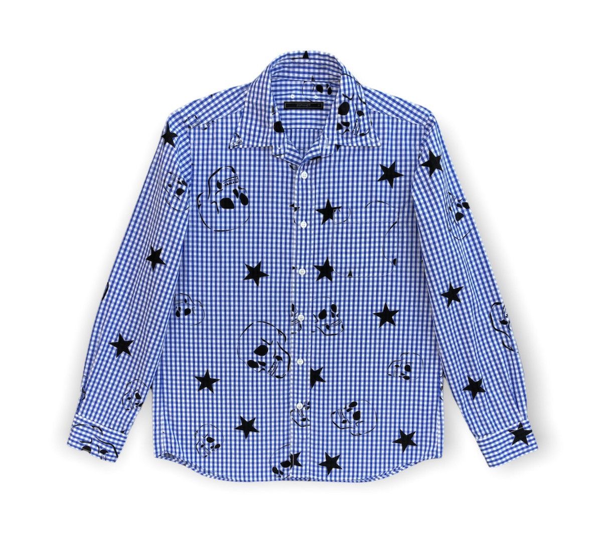 Sophnet. Sophnet. Checkered Skull And Star Design Long Sleeves Shirt Size US M / EU 48-50 / 2 - 1 Thumbnail