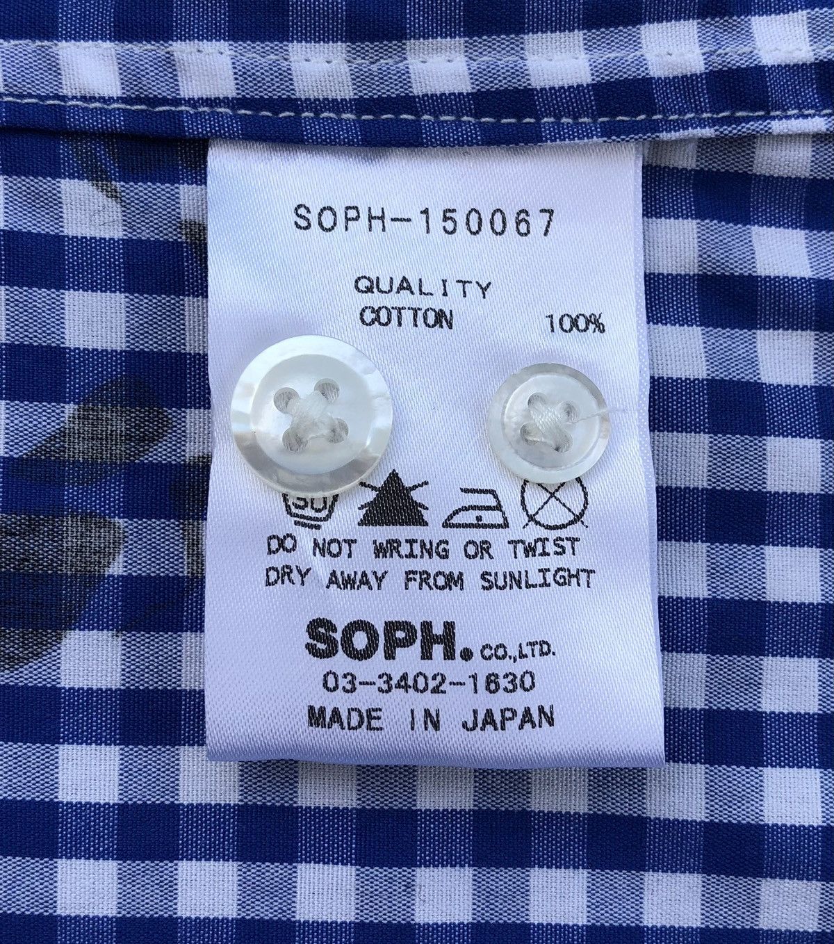 Sophnet. Sophnet. Checkered Skull And Star Design Long Sleeves Shirt Size US M / EU 48-50 / 2 - 12 Thumbnail